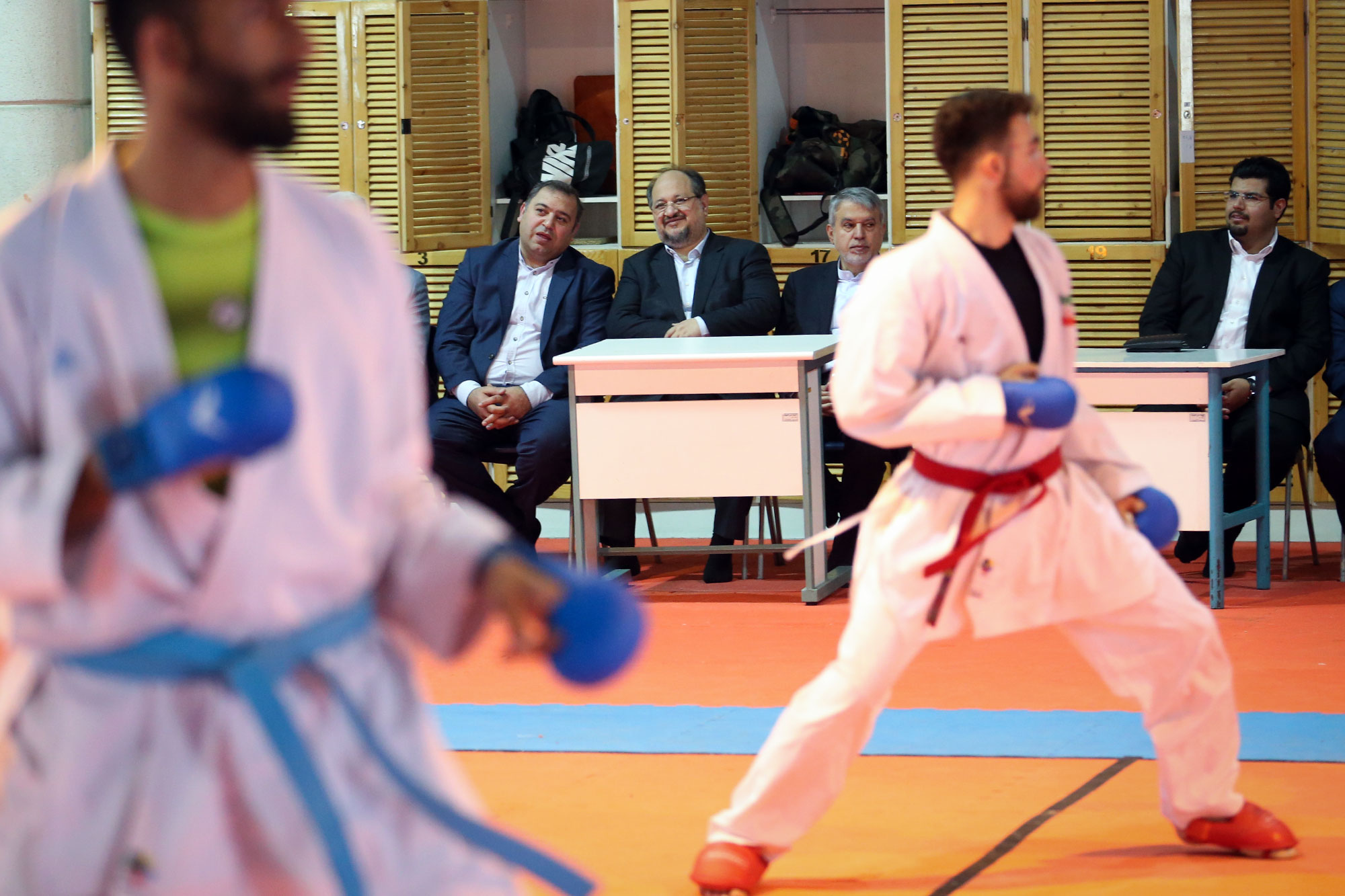 بازدید وزیر تعاون، کار و رفاه امور اجتماعی و مسئولین کمیته ملی المپیک از اردو تیم ملی کاراته 23