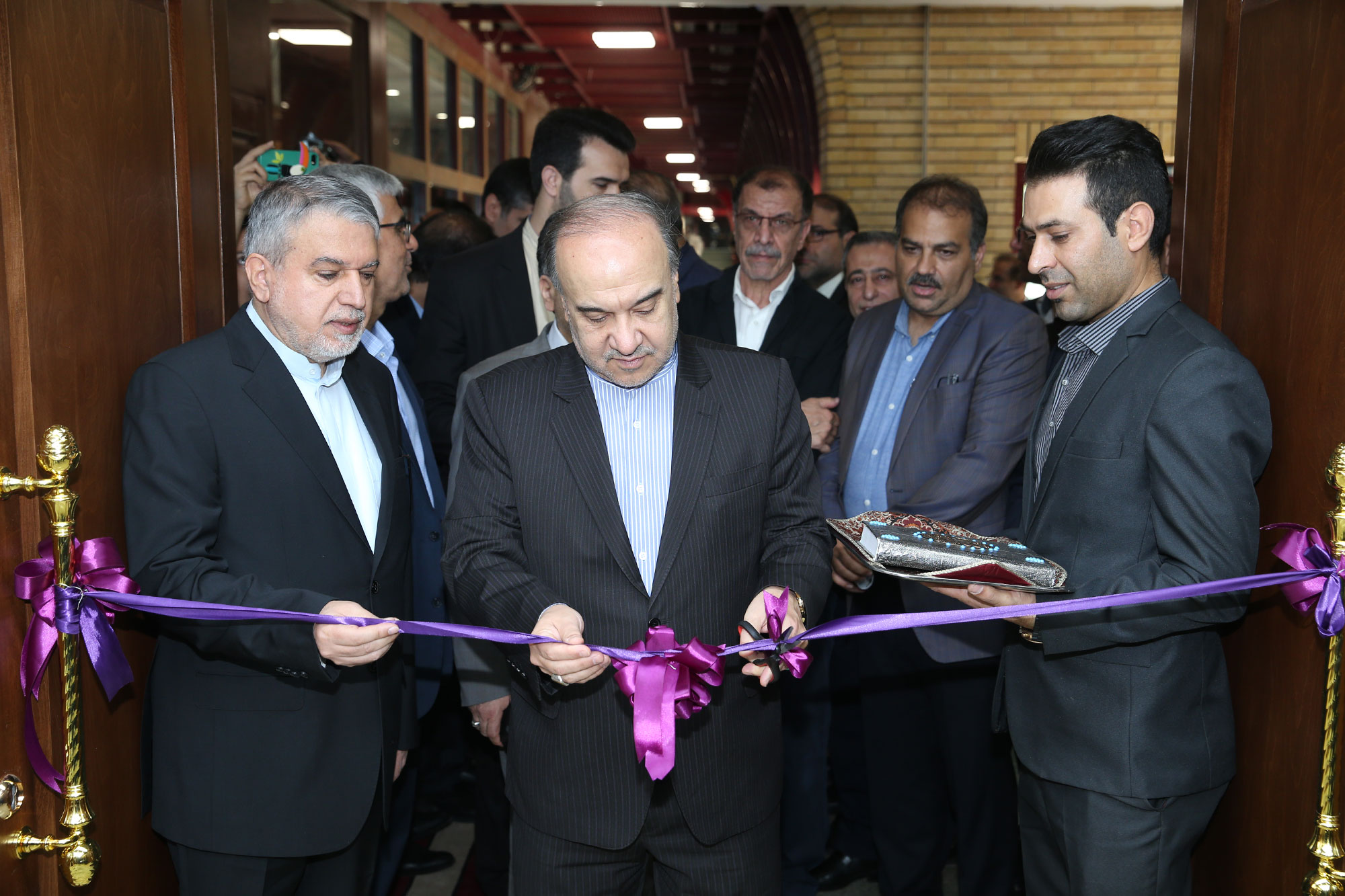 مراسم افتتاحیه سالن استاد قاسم فارسی آکادمی ملی المپیک و پارالمپیک 1