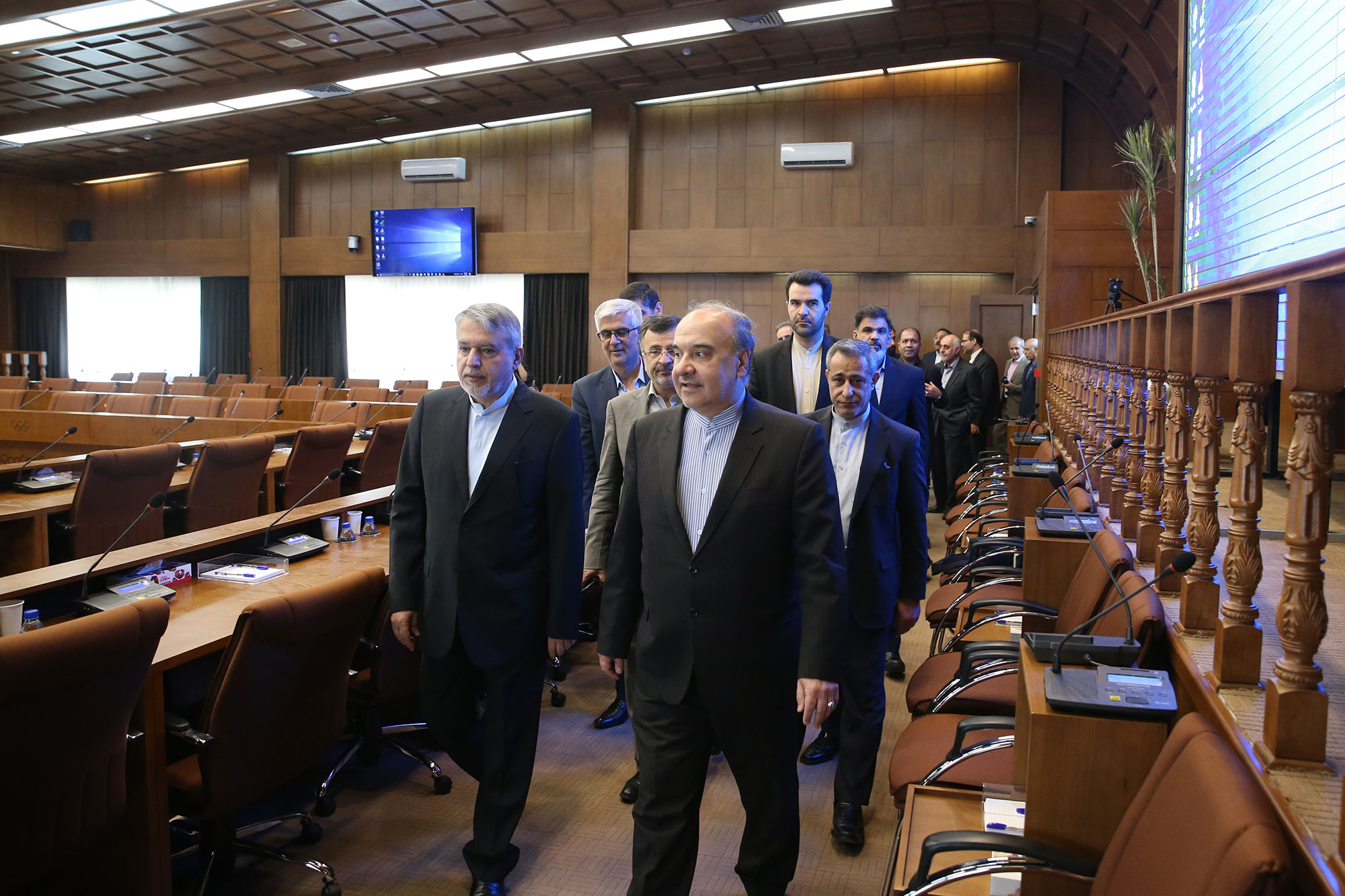 مراسم افتتاحیه سالن استاد قاسم فارسی آکادمی ملی المپیک و پارالمپیک 4