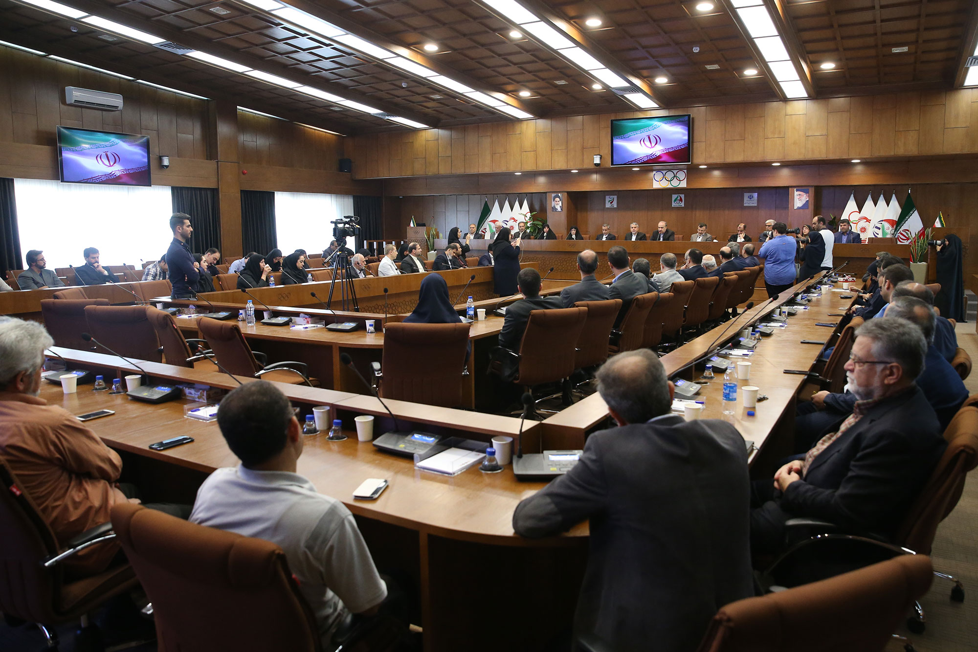 مراسم افتتاحیه سالن استاد قاسم فارسی آکادمی ملی المپیک و پارالمپیک 5