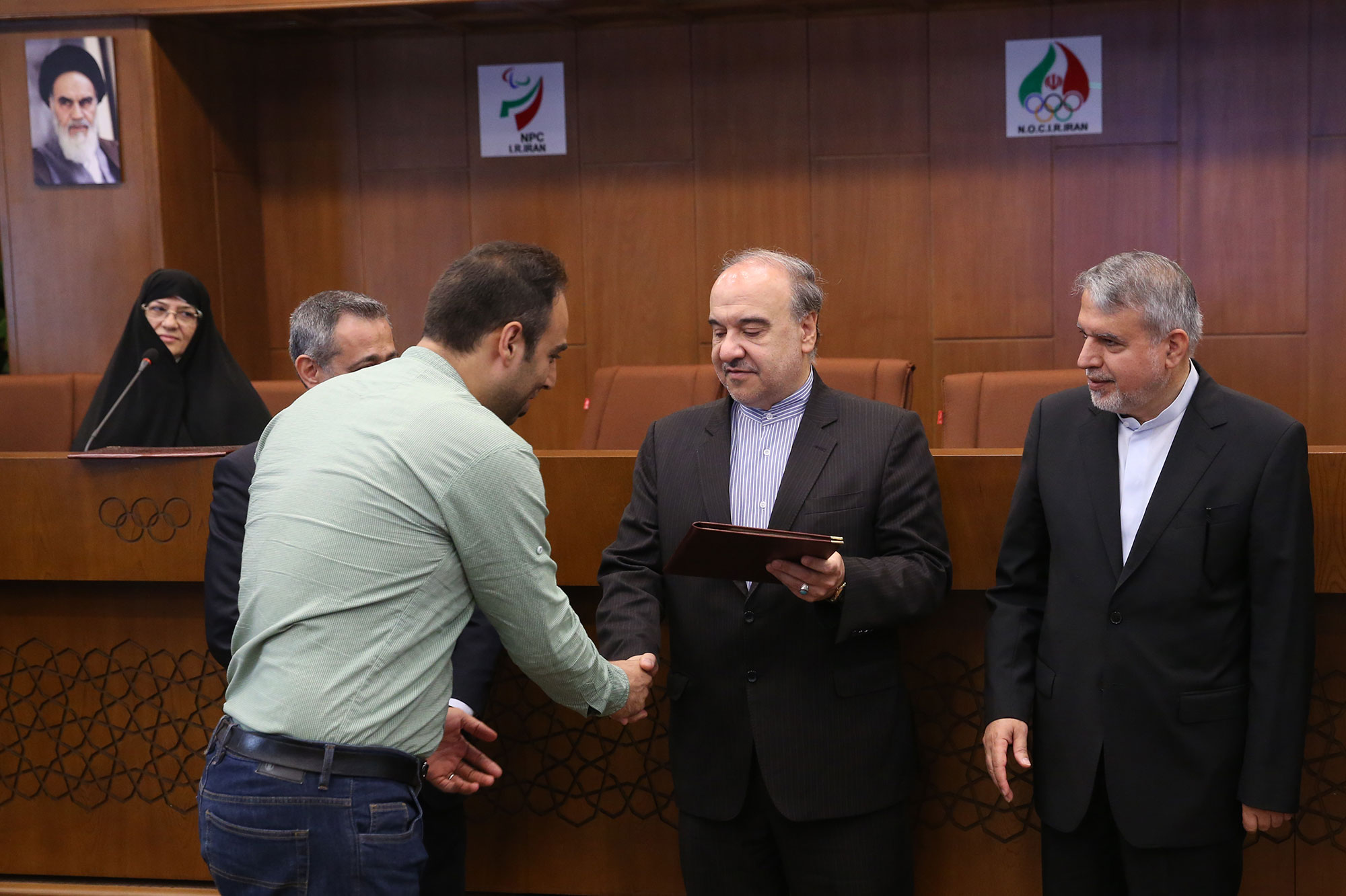 مراسم افتتاحیه سالن استاد قاسم فارسی آکادمی ملی المپیک و پارالمپیک 10