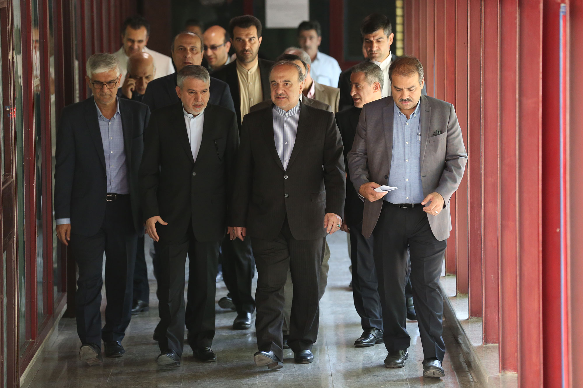 مراسم افتتاحیه سالن استاد قاسم فارسی آکادمی ملی المپیک و پارالمپیک 12