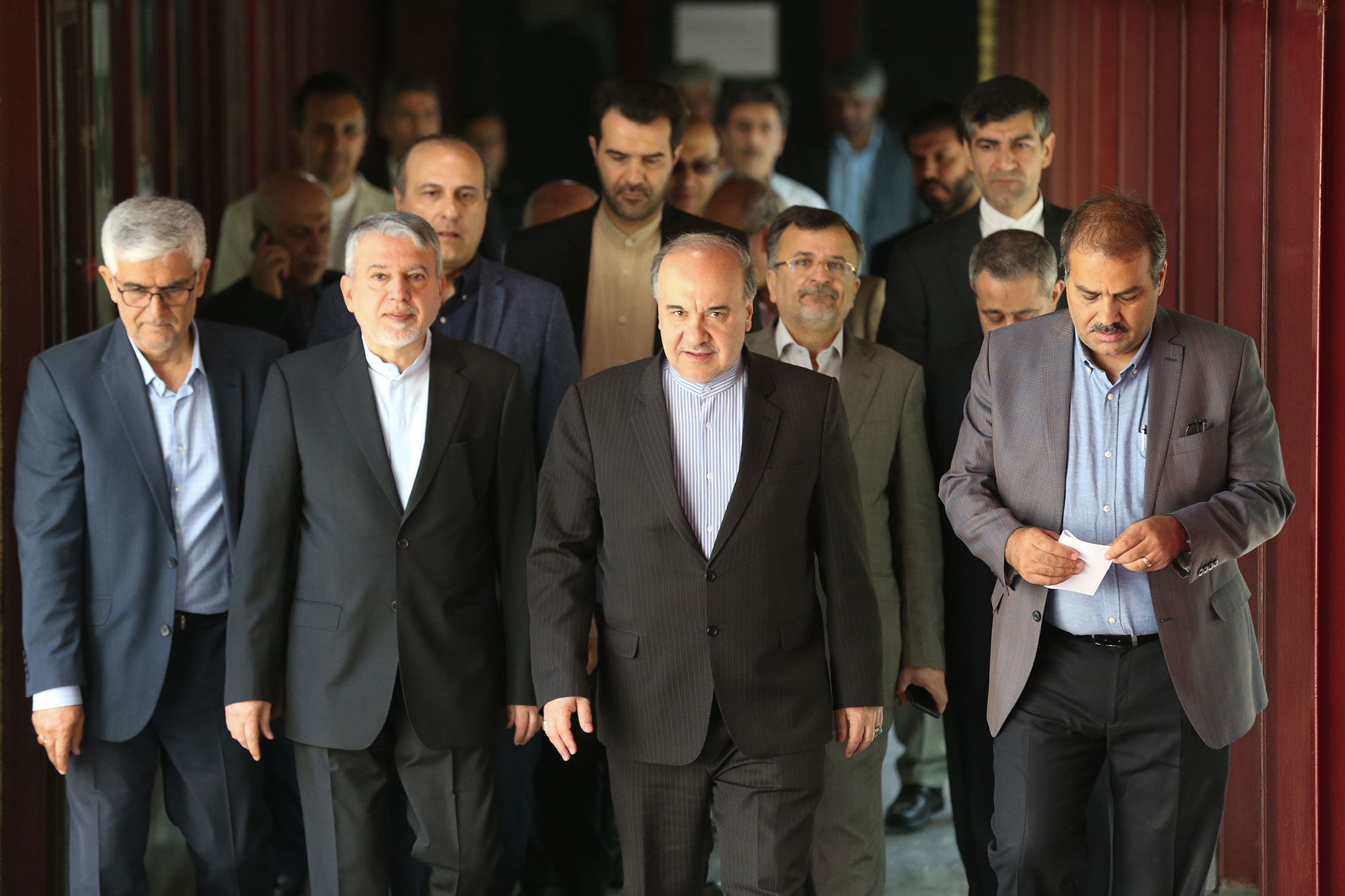 مراسم افتتاحیه سالن استاد قاسم فارسی آکادمی ملی المپیک و پارالمپیک 13