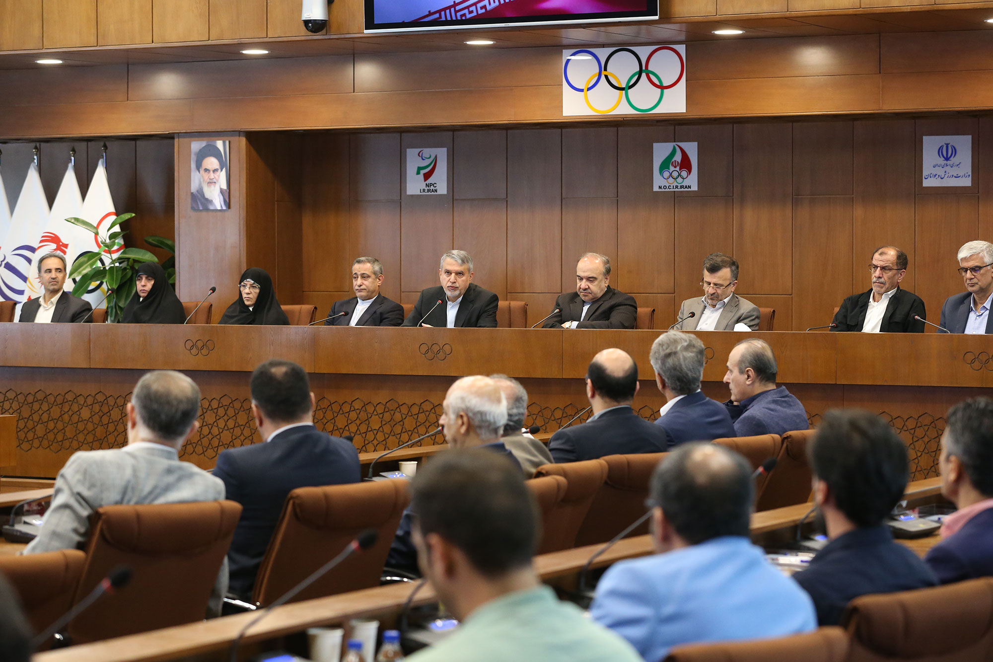 مراسم افتتاحیه سالن استاد قاسم فارسی آکادمی ملی المپیک و پارالمپیک 20