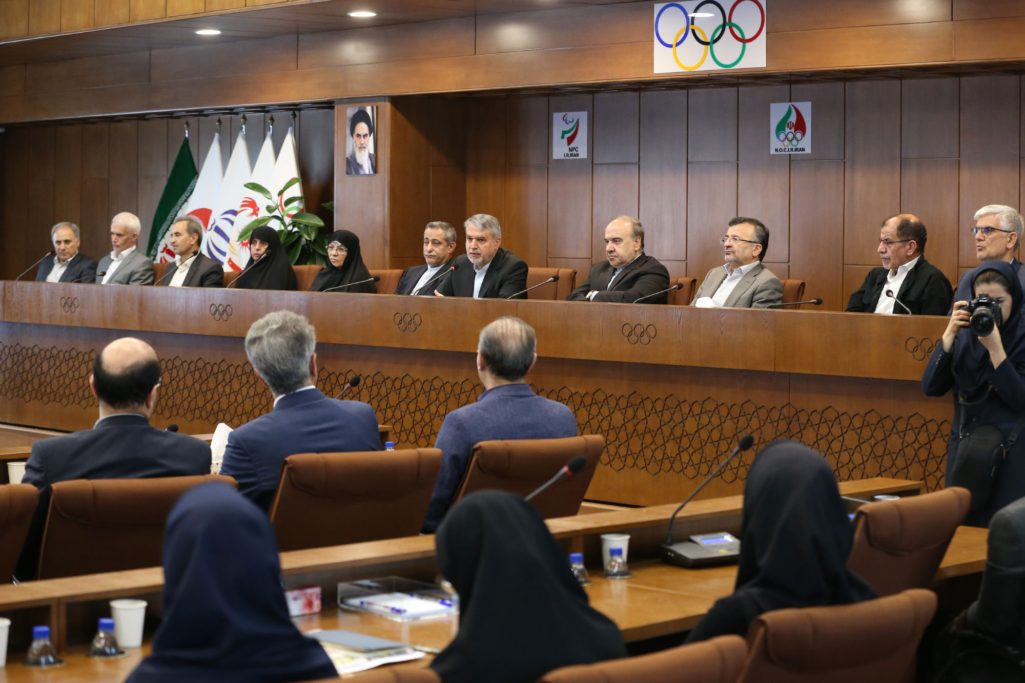 مراسم افتتاحیه سالن استاد قاسم فارسی آکادمی ملی المپیک و پارالمپیک 28