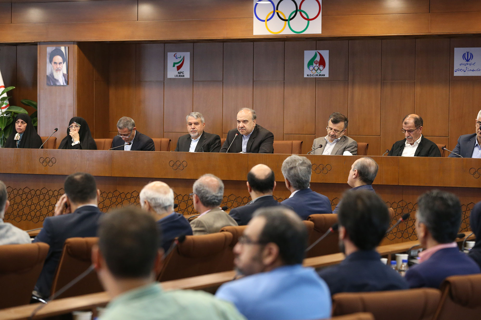 مراسم افتتاحیه سالن استاد قاسم فارسی آکادمی ملی المپیک و پارالمپیک 30