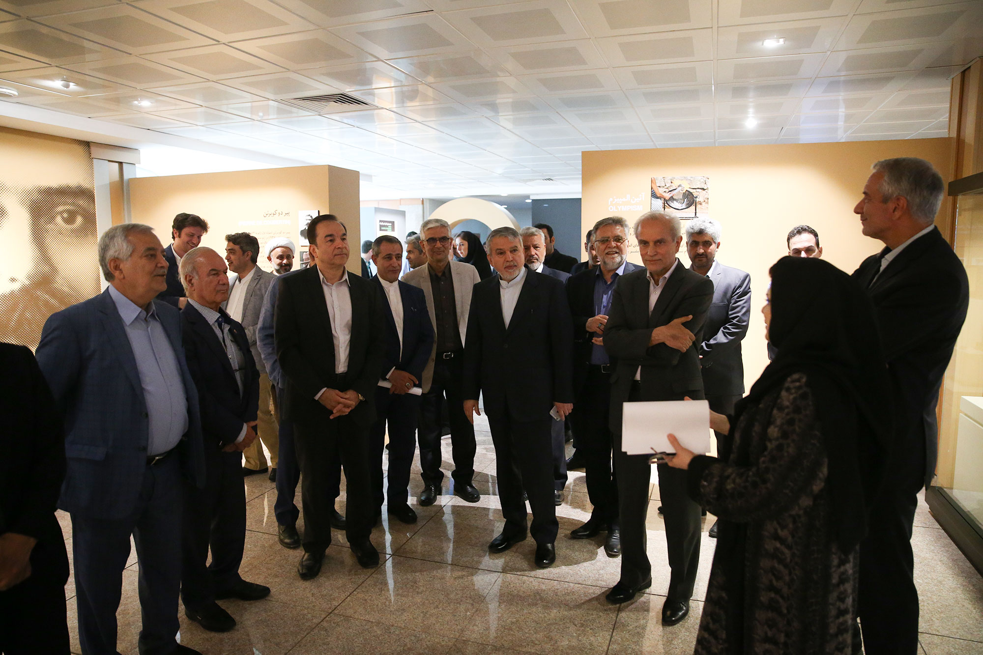 بازدید روساء و دبیران کل کمیته ملی المپیک از موزه ملی ورزش، المپیک و پارالمپیک 1