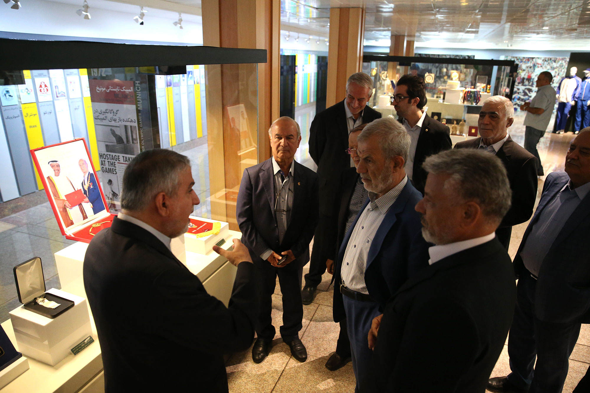 بازدید روساء و دبیران کل کمیته ملی المپیک از موزه ملی ورزش، المپیک و پارالمپیک 9