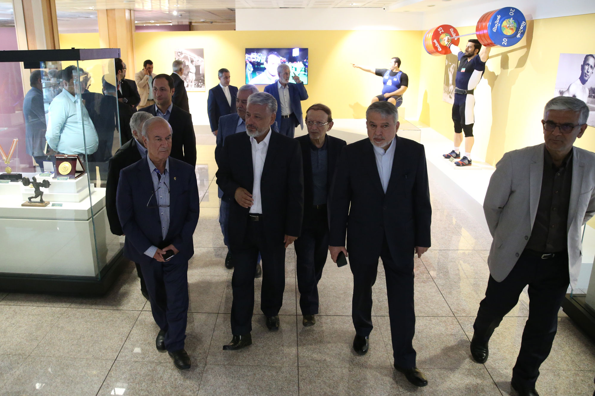 بازدید روساء و دبیران کل کمیته ملی المپیک از موزه ملی ورزش، المپیک و پارالمپیک 13