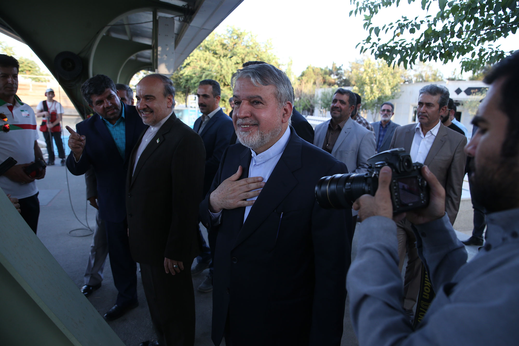 بازدید مسوولان ورزش کشور از اردو تیم های ملی قایقرانی و تیراندازی 10