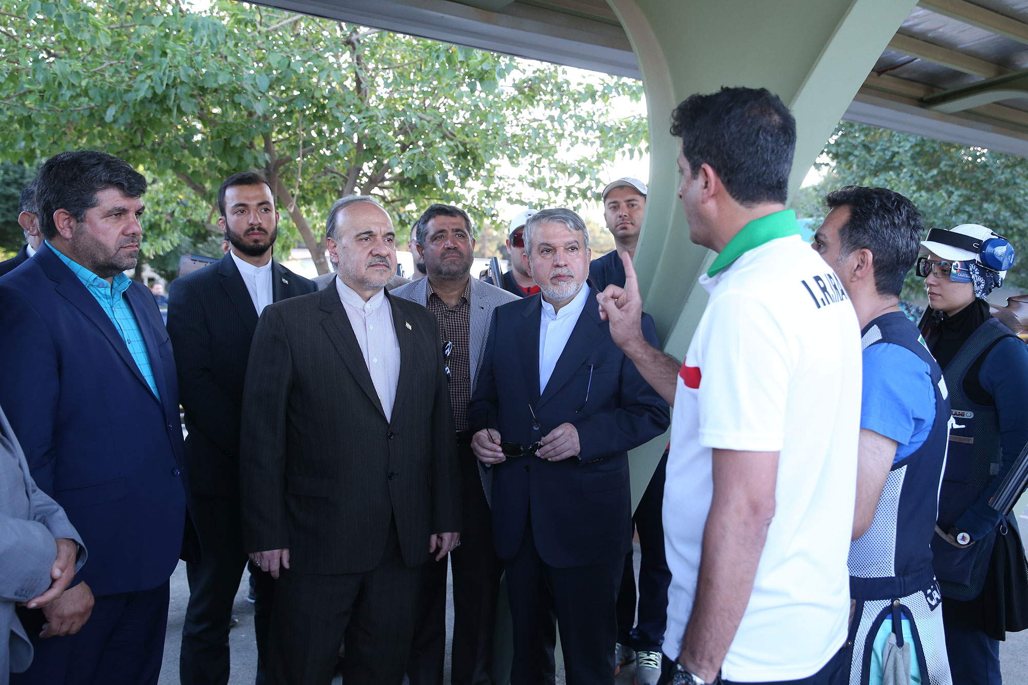 بازدید مسوولان ورزش کشور از اردو تیم های ملی قایقرانی و تیراندازی 12