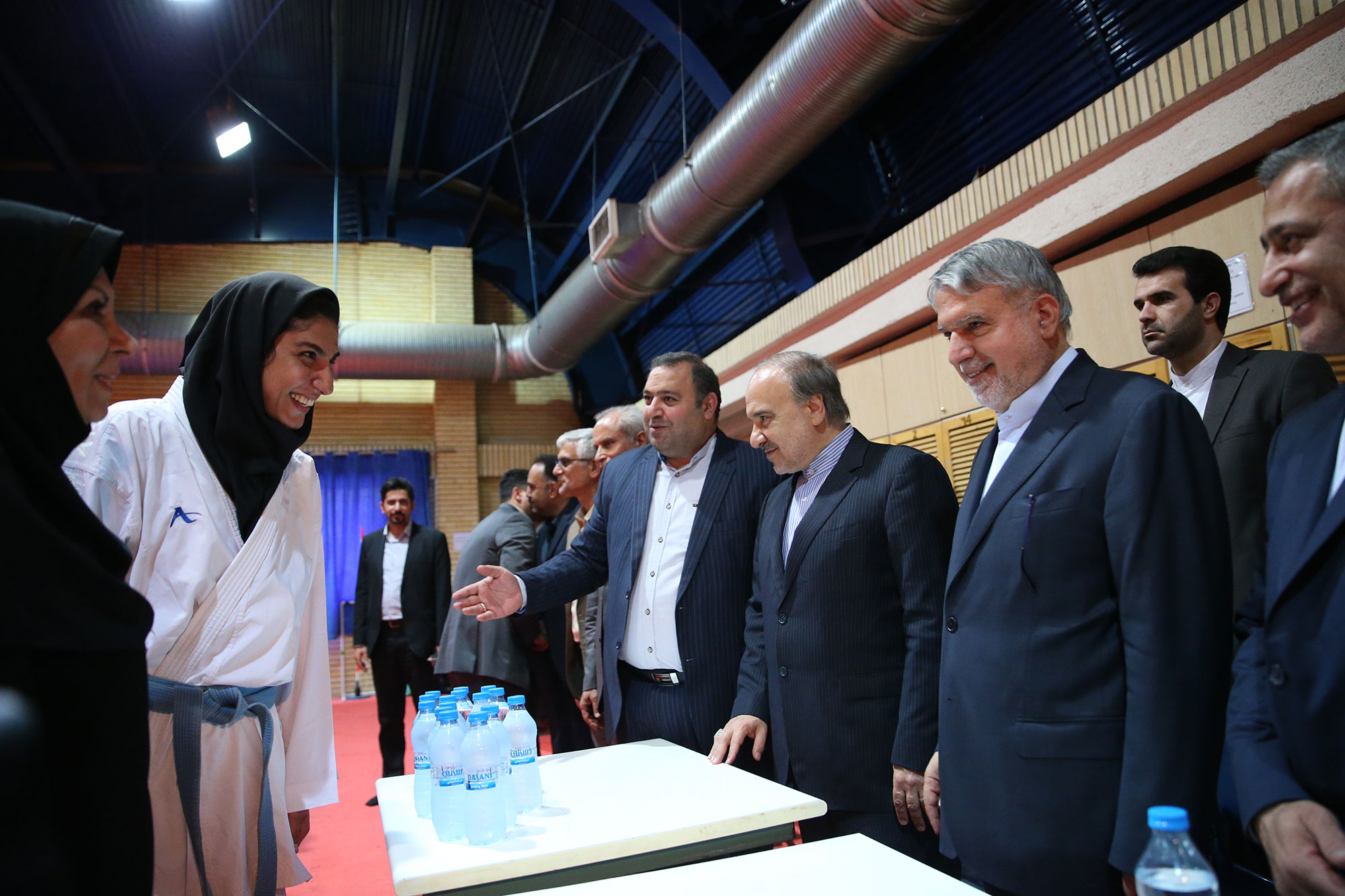 بازدید مسوولان ورزش کشور از اردو تیم های ملی کاراته، دوومیدانی و تکواندو 3