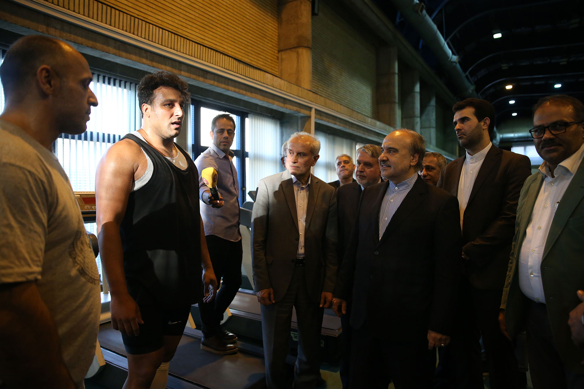 بازدید مسوولان ورزش کشور از اردو تیم های ملی کاراته، دوومیدانی و تکواندو 12