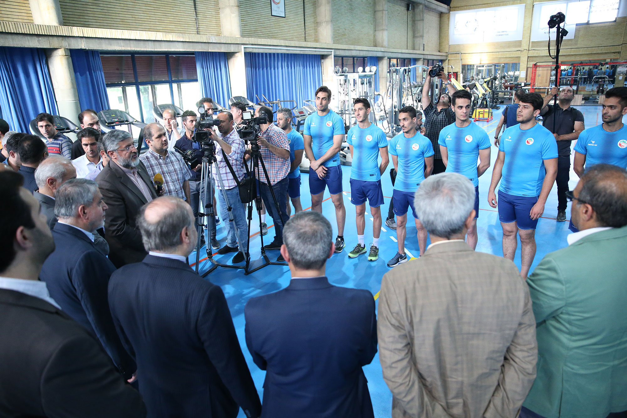 بازدید مسوولان ورزش کشور از اردو تیم های ملی کاراته، دوومیدانی و تکواندو 15