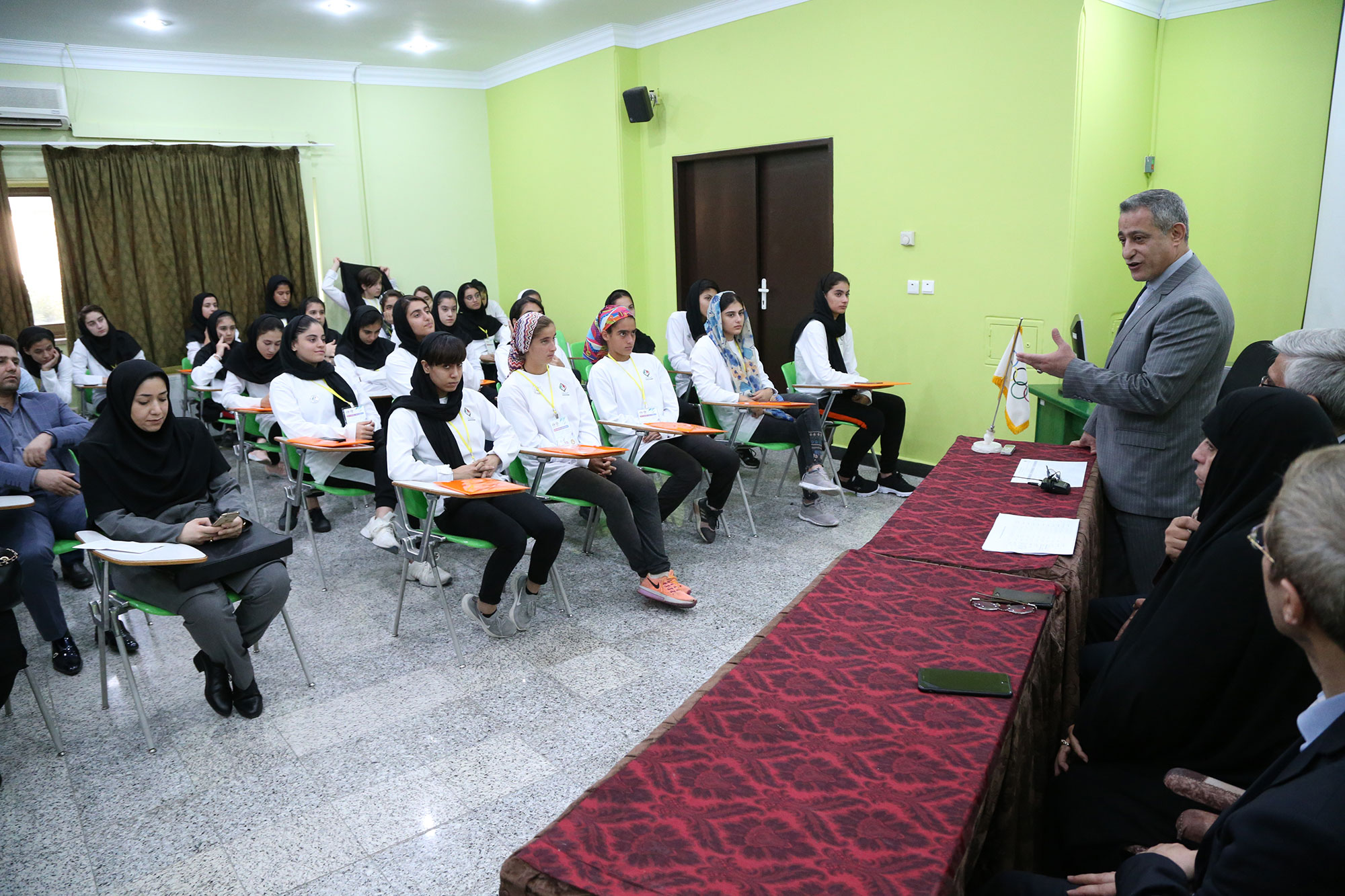 مراسم افتتاحیه بورسیه ورزشی امیدها و ستاره های المپیک ویژه دختران 17