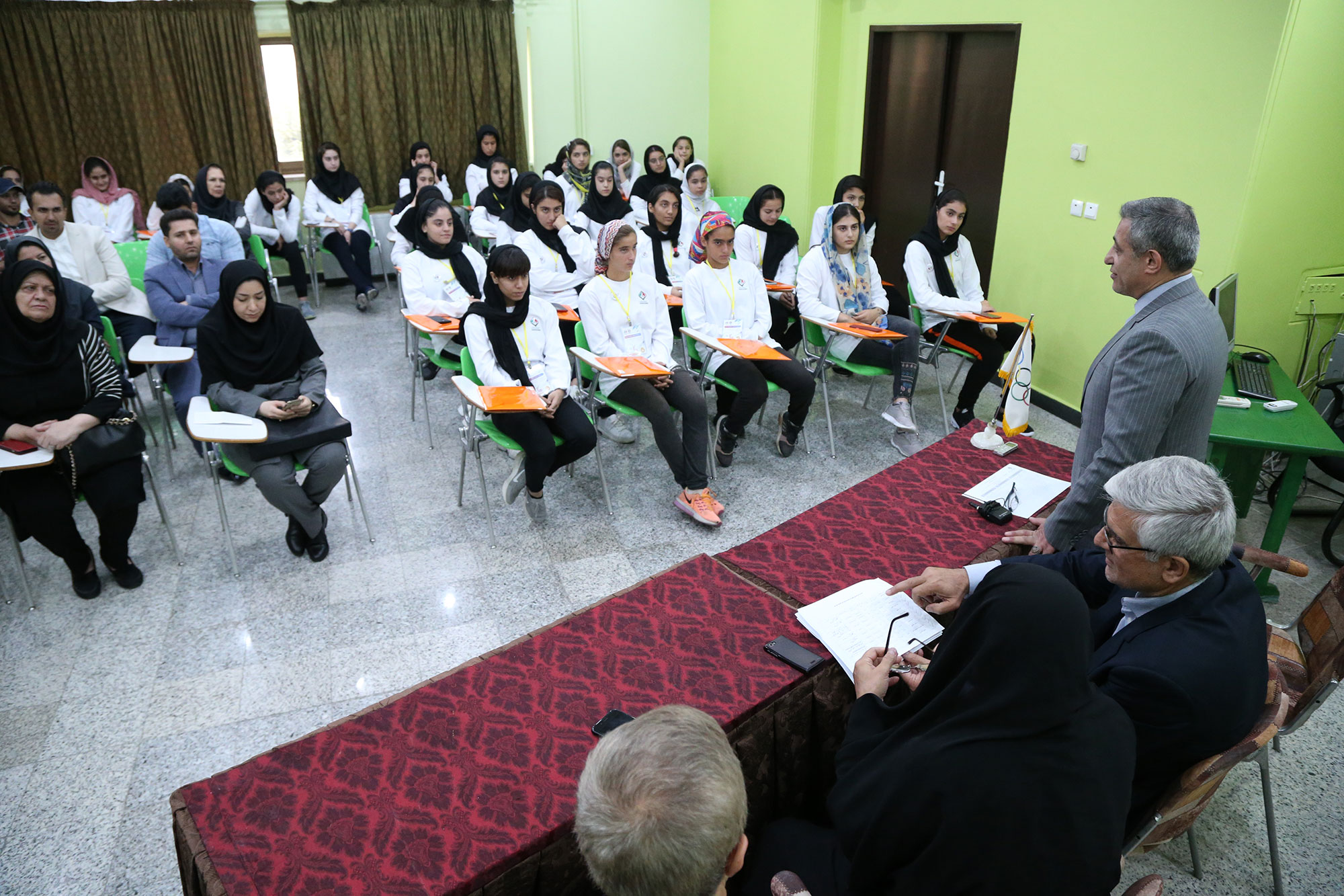 مراسم افتتاحیه بورسیه ورزشی امیدها و ستاره های المپیک ویژه دختران 18