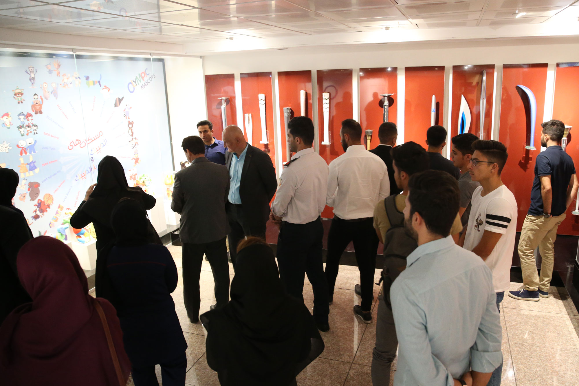 مراسم اهدا کاپ افتخارآفرینان ورزش راگبی و بازدید از موزه ملی ورزش،المپیک و پارالمپیک 1