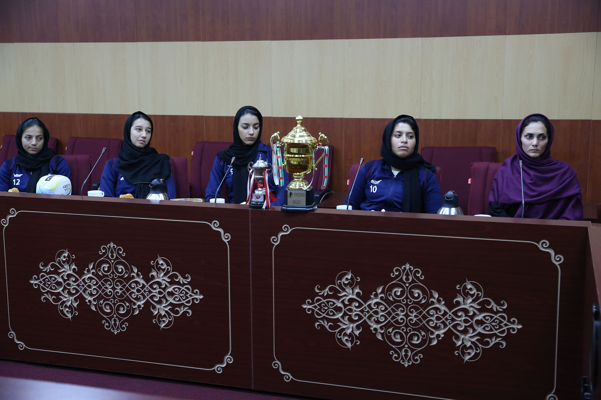 مراسم اهدا کاپ افتخارآفرینان ورزش راگبی و بازدید از موزه ملی ورزش،المپیک و پارالمپیک 8