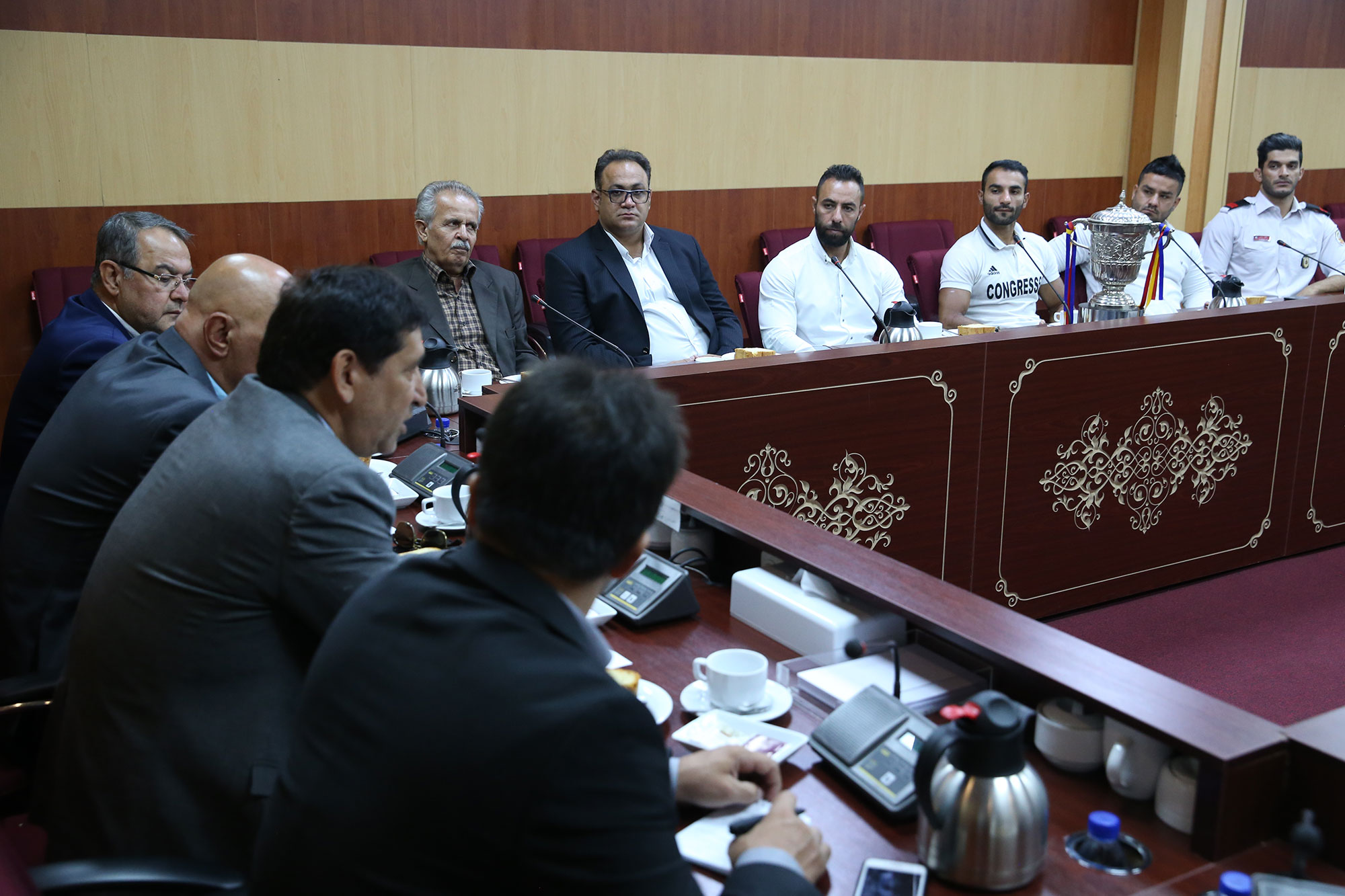 مراسم اهدا کاپ افتخارآفرینان ورزش راگبی و بازدید از موزه ملی ورزش،المپیک و پارالمپیک 9