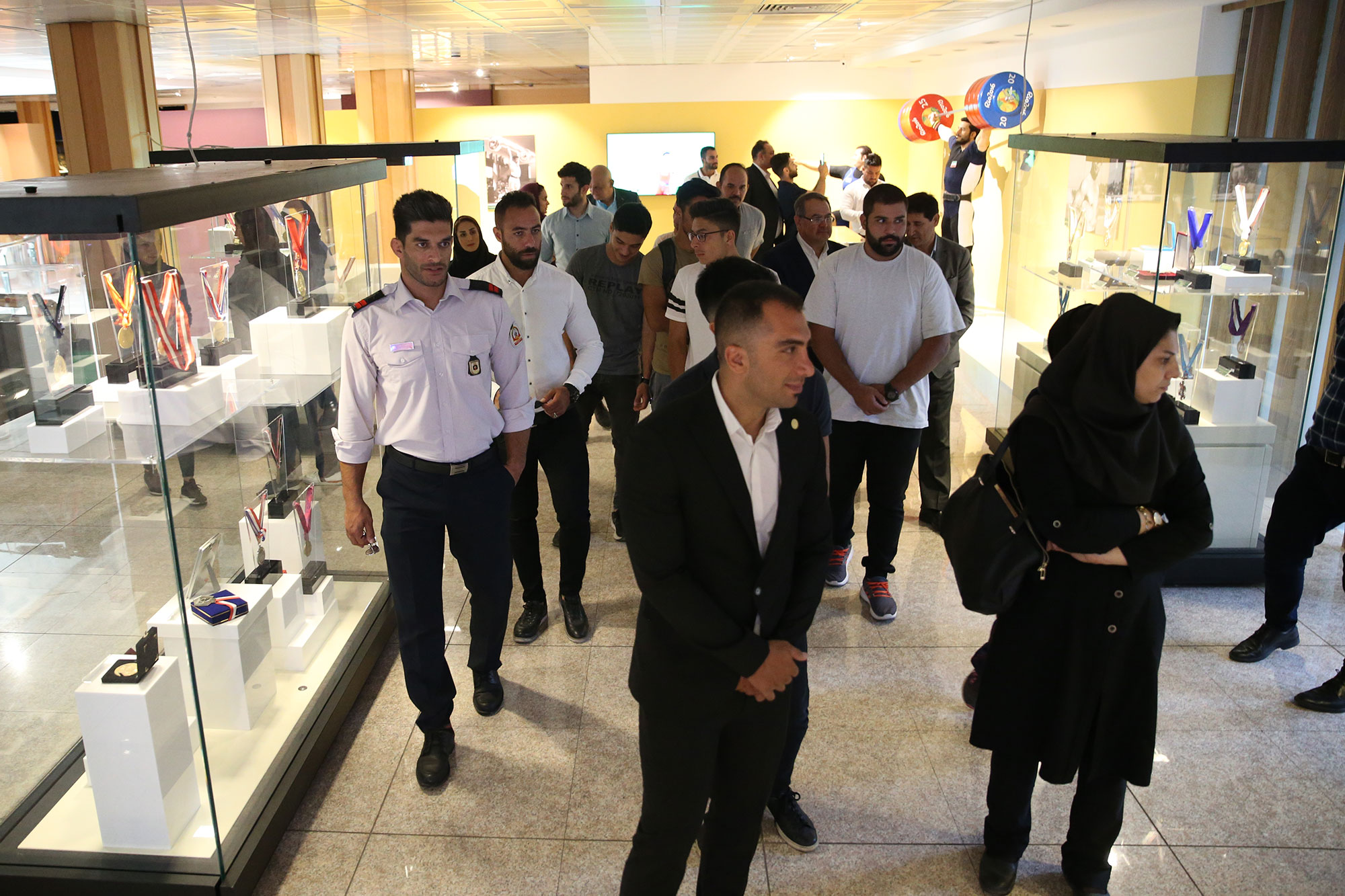 مراسم اهدا کاپ افتخارآفرینان ورزش راگبی و بازدید از موزه ملی ورزش،المپیک و پارالمپیک 25