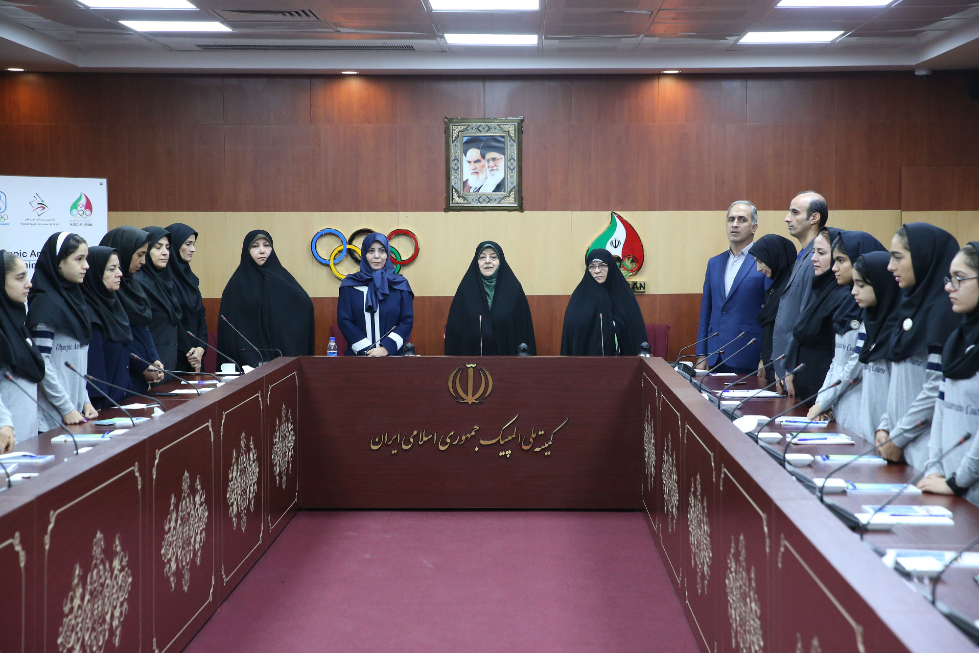 مراسم افتتاحیه دوره سولیداریتی ویژه دانش آموزان با حضور خانم ابتکار  5