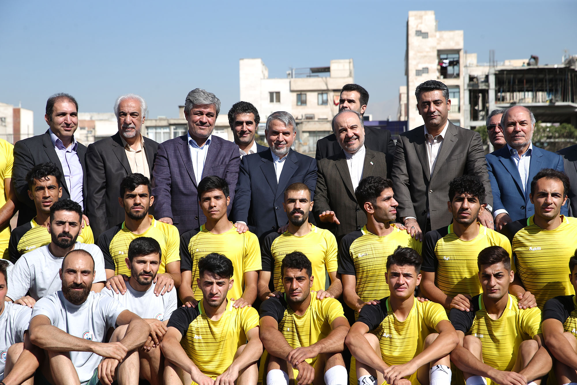 بازدید مسئولان ورزش کشور از تیم های ملی ناشنوایان 20