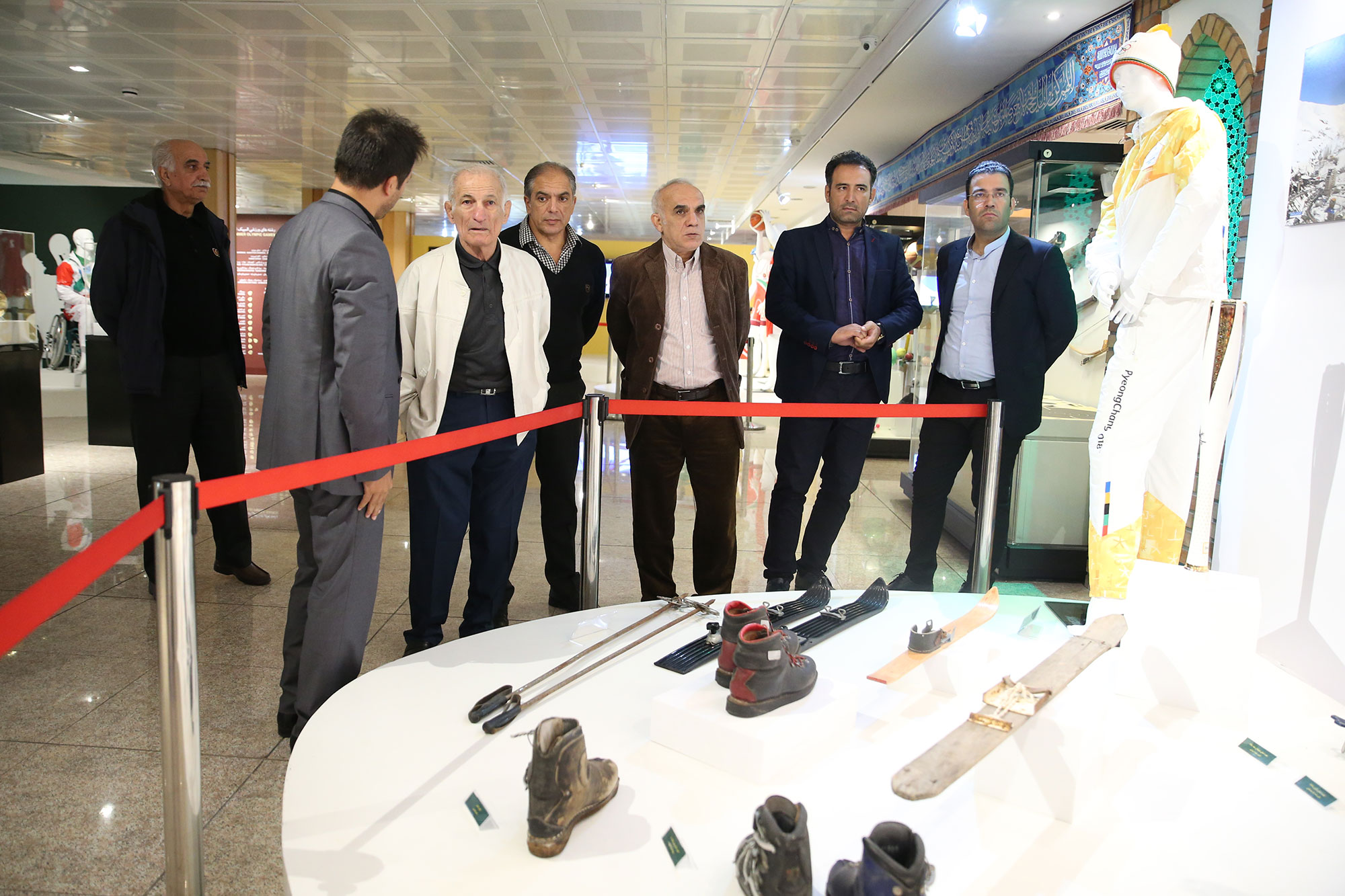 حضور عبدالله موحد در موزه ملی ورزش، کمیته ملی المپیک و پارالمپیک 6