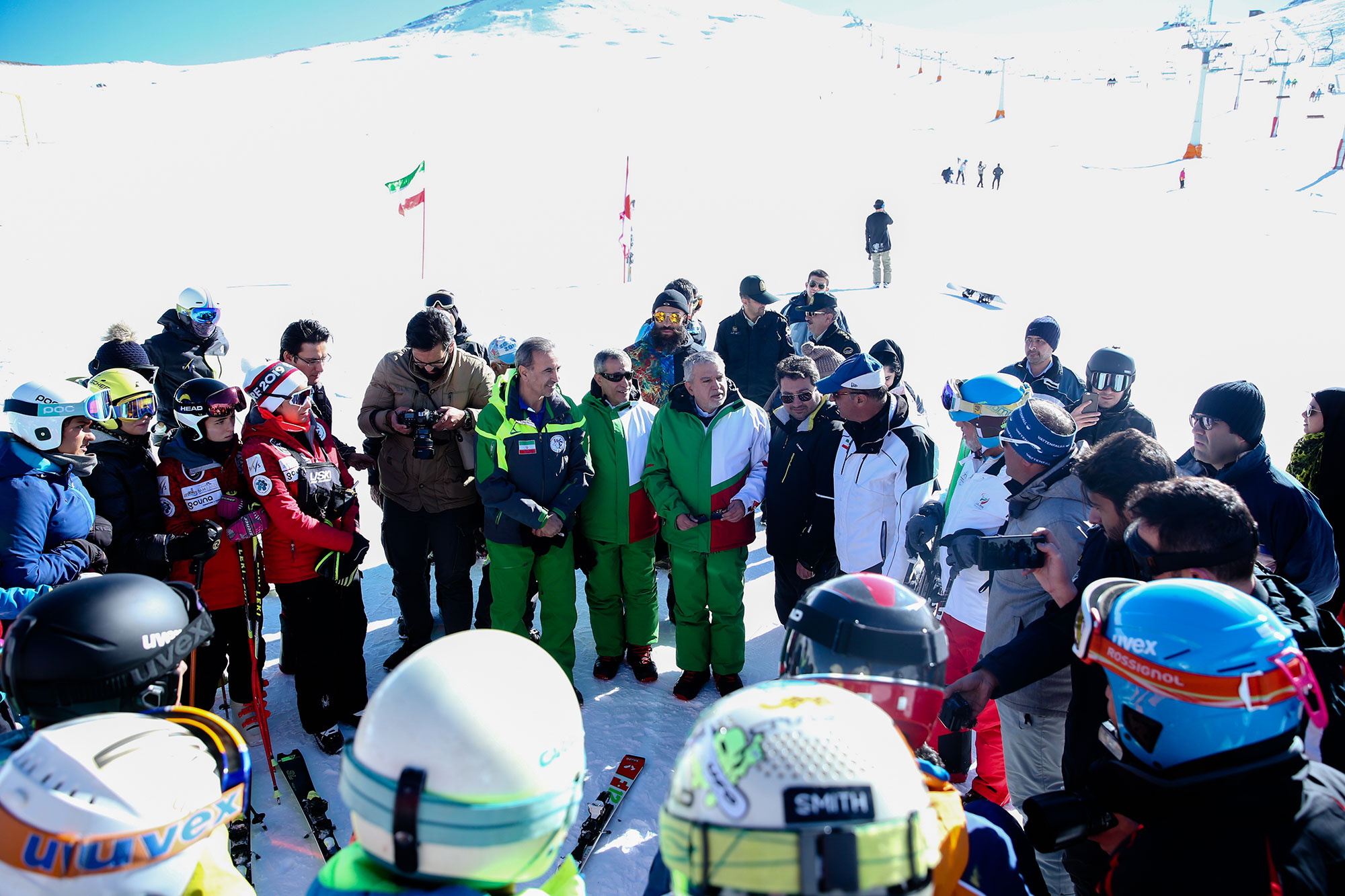 افتتاح پیست توچال با حضور ریاست کمیته ملی المپیک 8