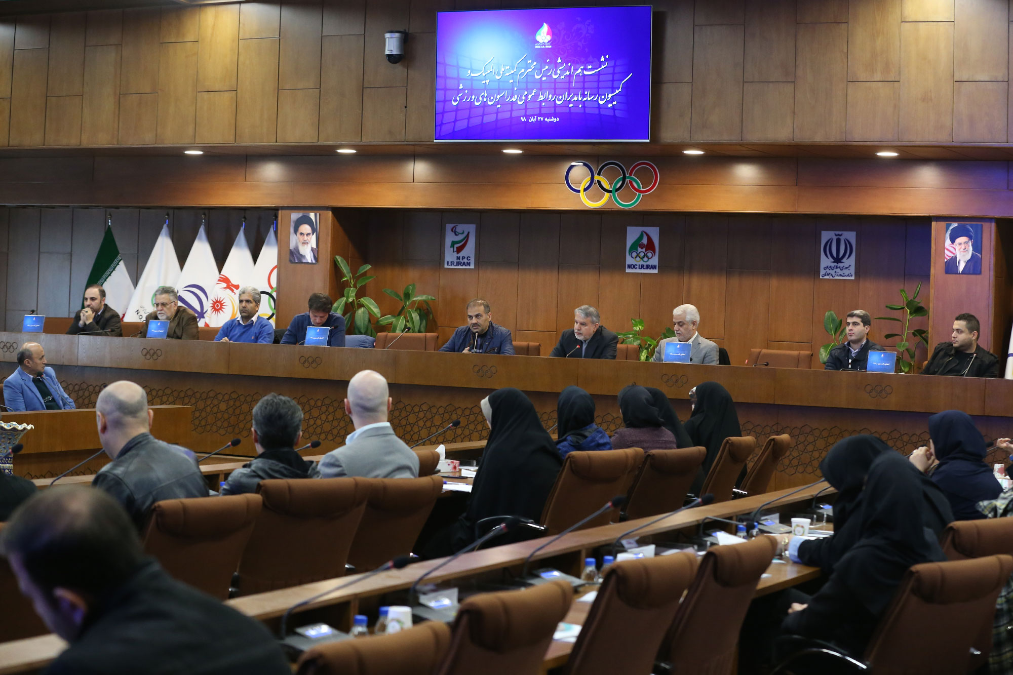 نشست ریاست کمیته ملی المپیک و کمیسیون رسانه های کمیته المپیک با مدیران روابط عمومی فدراسیون های ورزشی 8