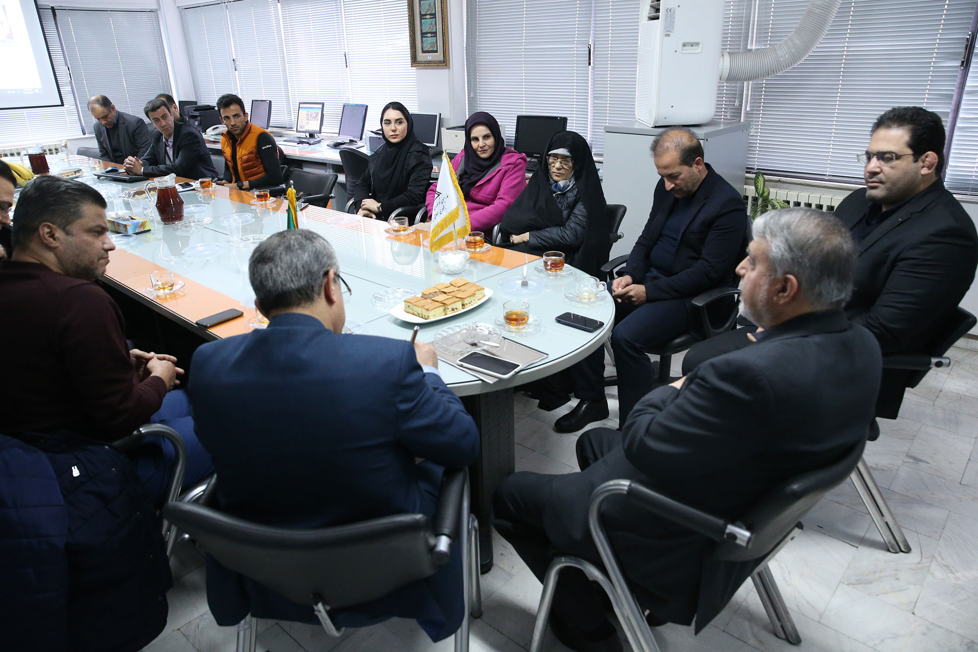 بازدید مسئولین کمیته ملی المپیک از فدراسیون های کوهنوردی،انجمن های ورزشی و ورزش های سه گانه 9