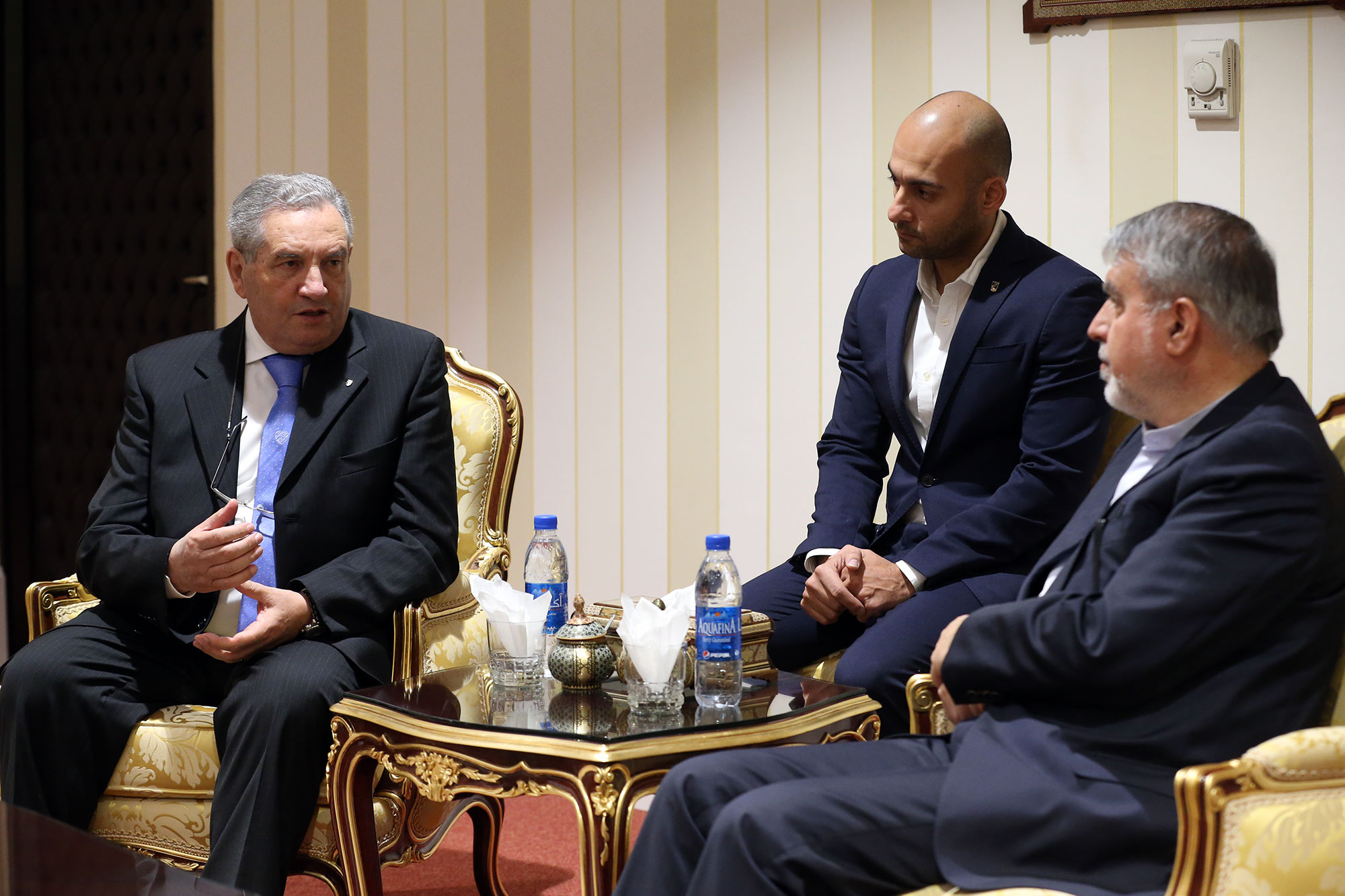 دیدار نایب رییس فدراسیون جهانی شمشیربازی با ریاست کمیته ملی المپیک 1