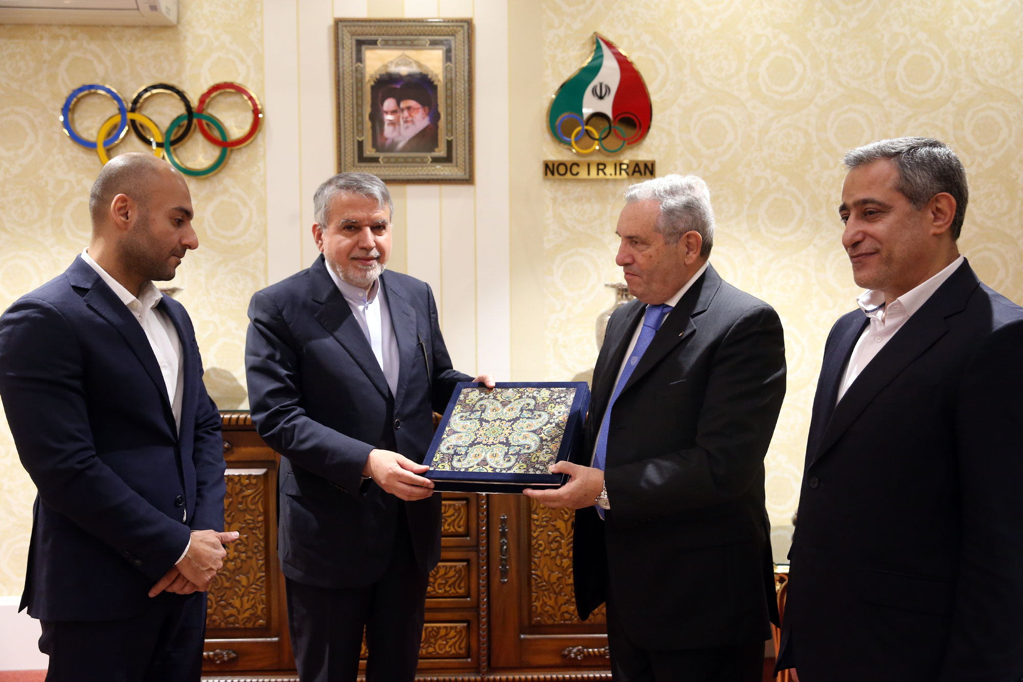 دیدار نایب رییس فدراسیون جهانی شمشیربازی با ریاست کمیته ملی المپیک 11