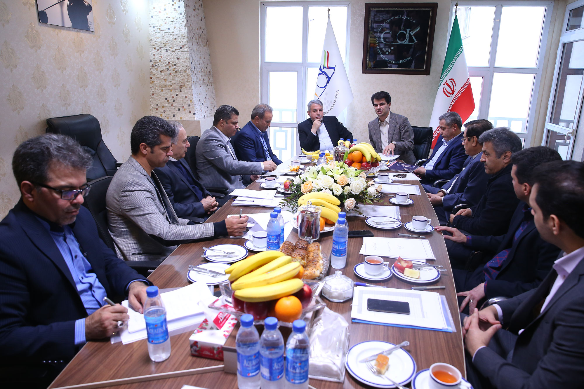 بازدید از فدراسیون های گلف، اسکواش، اسکی و بیماری های خاص 1