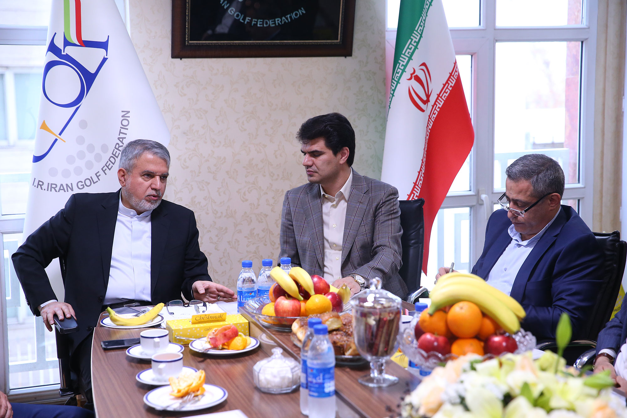 بازدید از فدراسیون های گلف، اسکواش، اسکی و بیماری های خاص 3