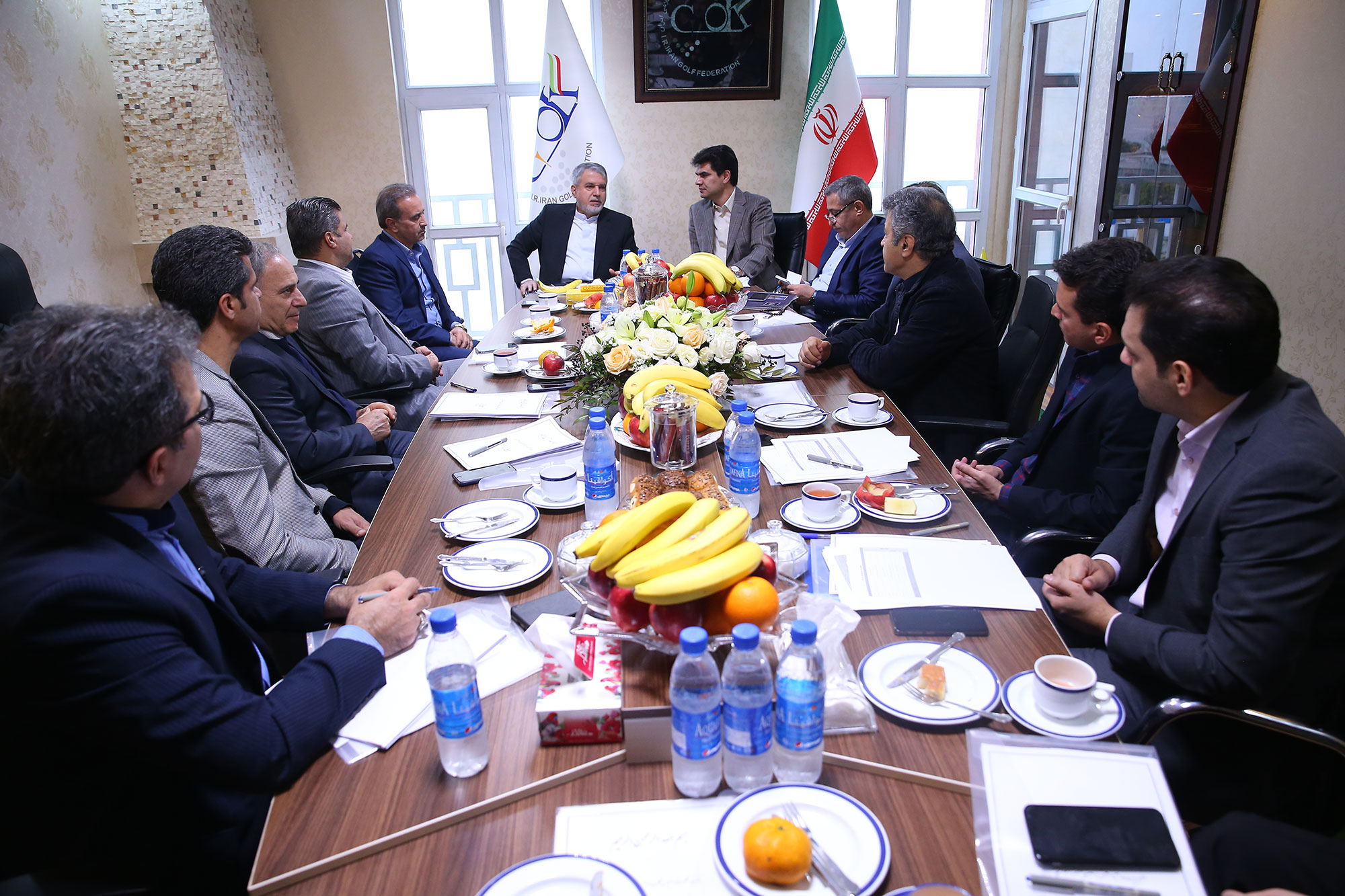 بازدید از فدراسیون های گلف، اسکواش، اسکی و بیماری های خاص 4