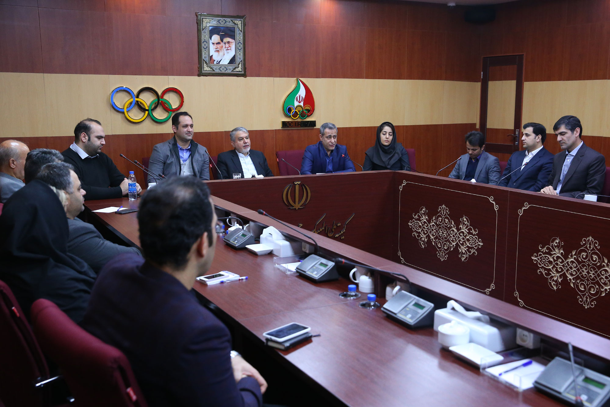 جلسه تودیع و معارفه حوزه ریاست کمیته ملی المپیک 10