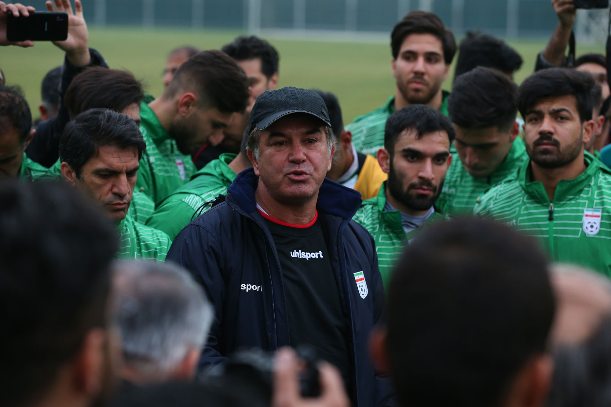 بازدید مسئولان ورزش کشور از تمرین تیم ملی فوتبال امید 6