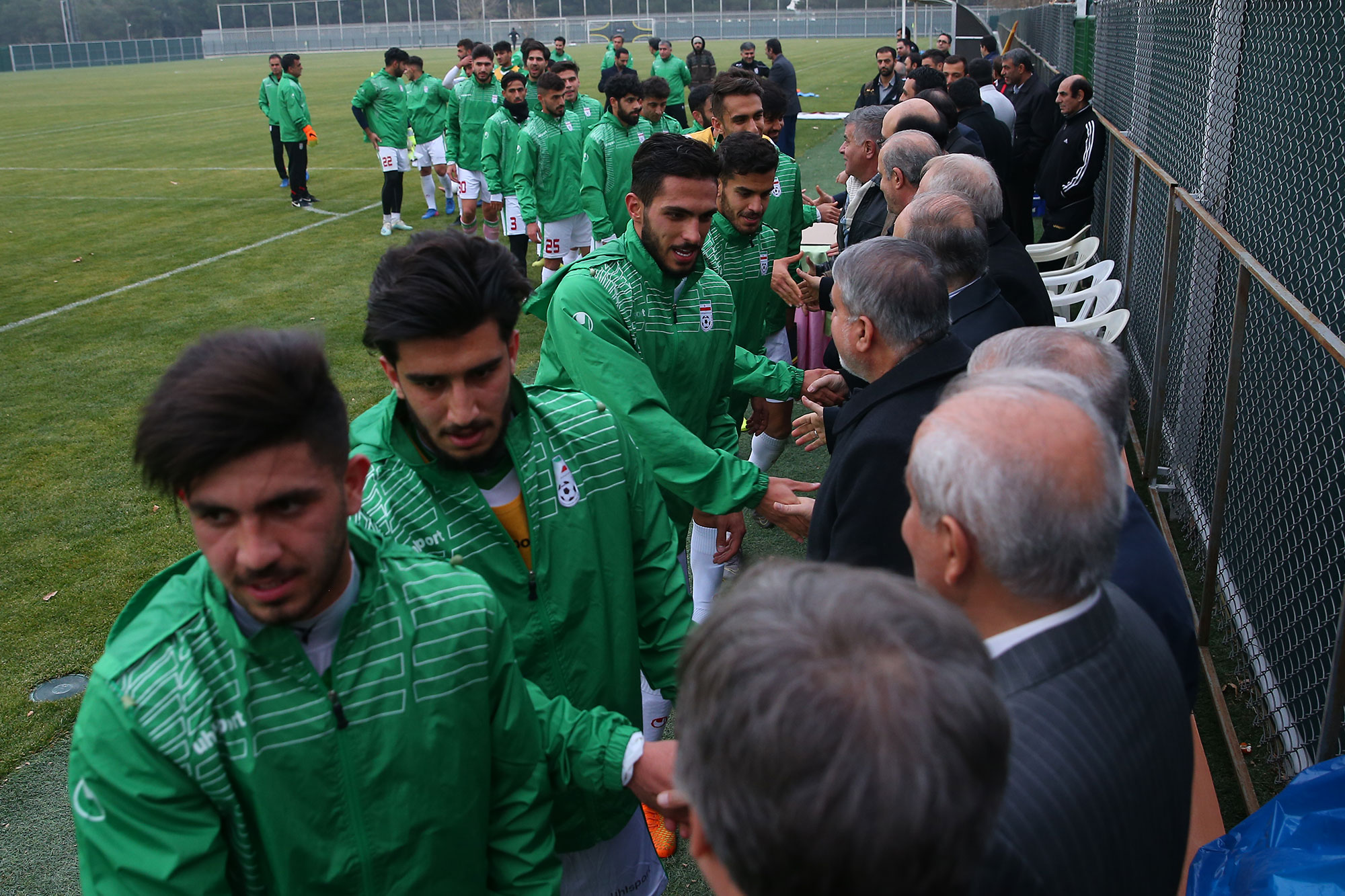 بازدید مسئولان ورزش کشور از تمرین تیم ملی فوتبال امید 12