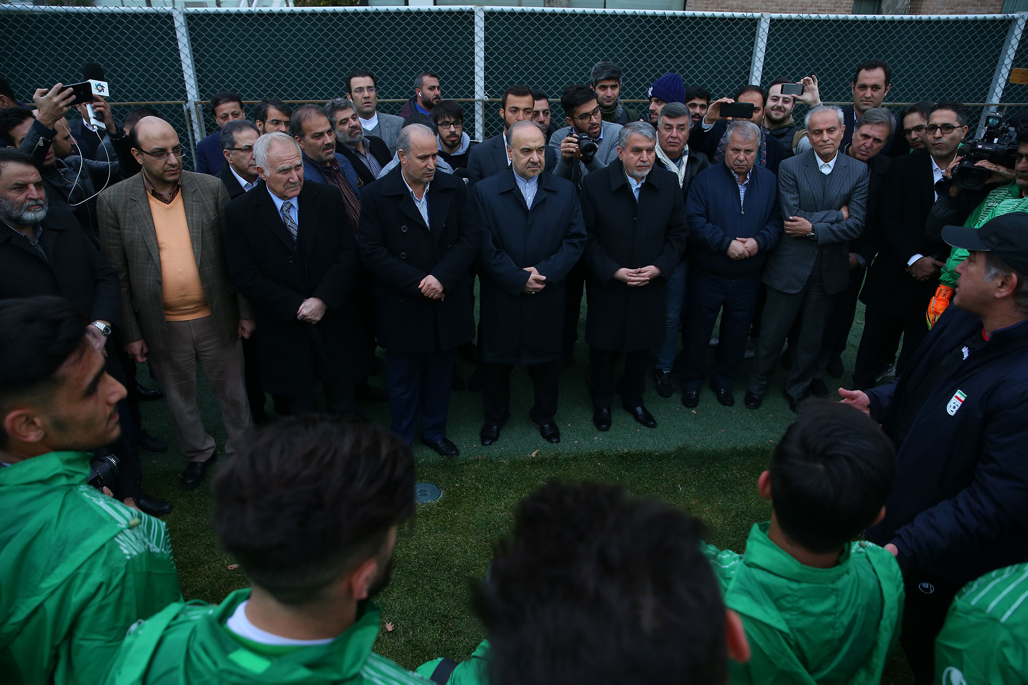 بازدید مسئولان ورزش کشور از تمرین تیم ملی فوتبال امید 15