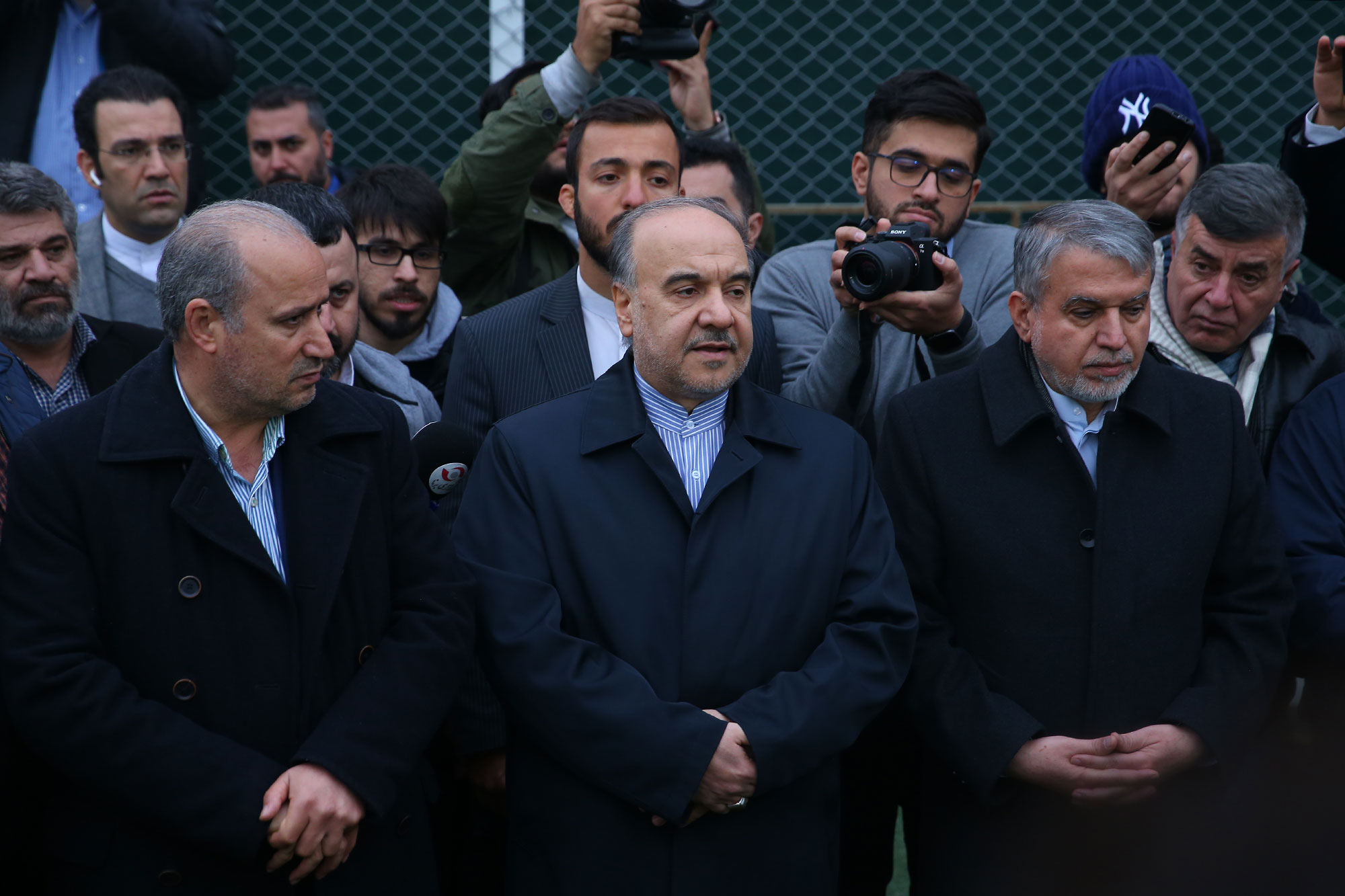 بازدید مسئولان ورزش کشور از تمرین تیم ملی فوتبال امید 16