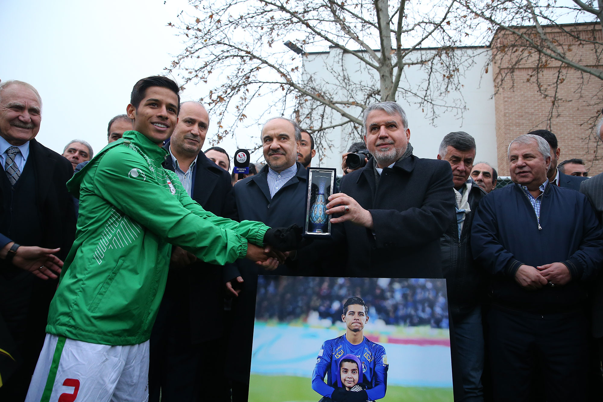 بازدید مسئولان ورزش کشور از تمرین تیم ملی فوتبال امید 21