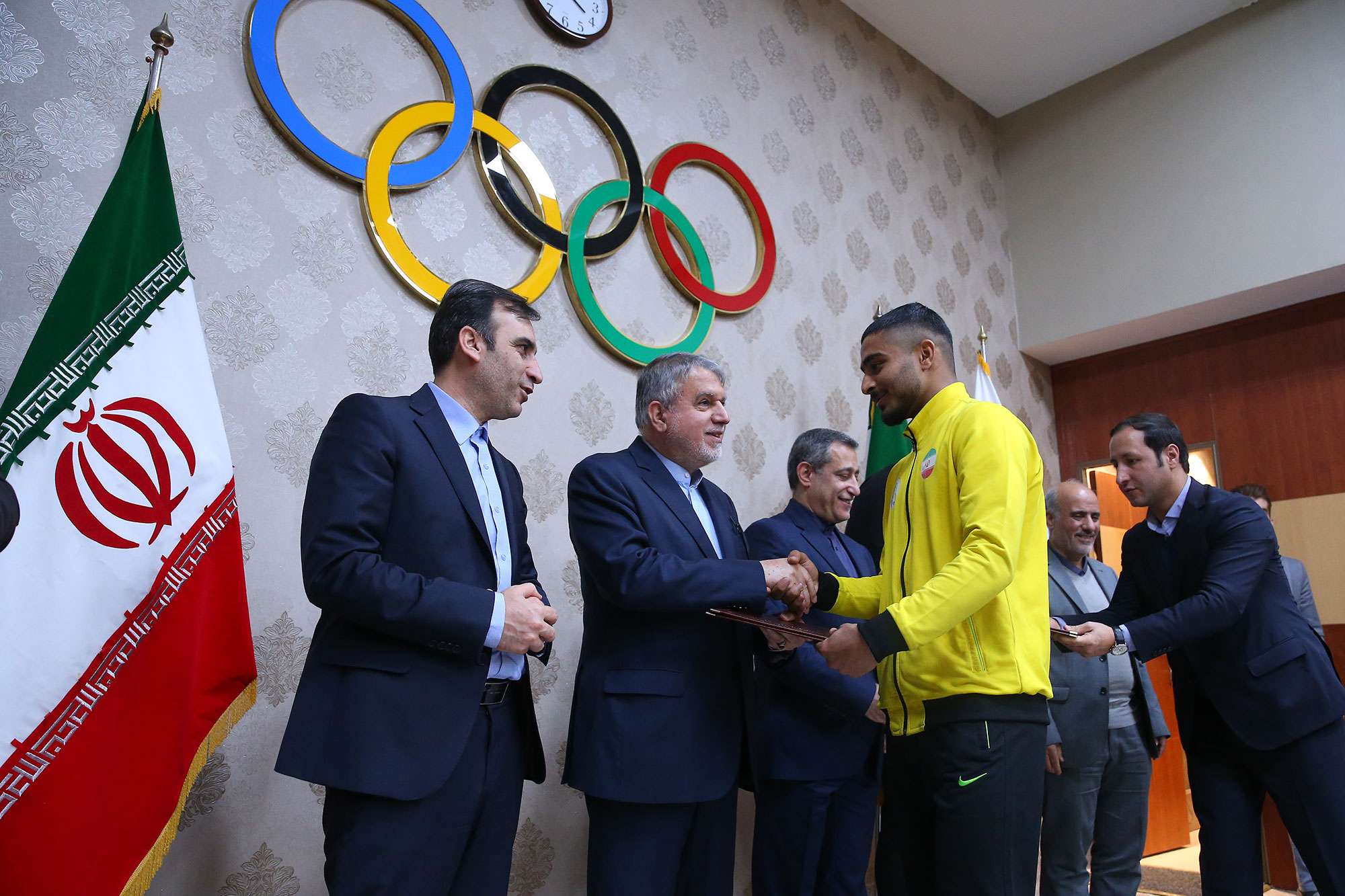 تقدیر کمیته ملی المپیک از اعضای تیم ملی جوانان کبدی  12