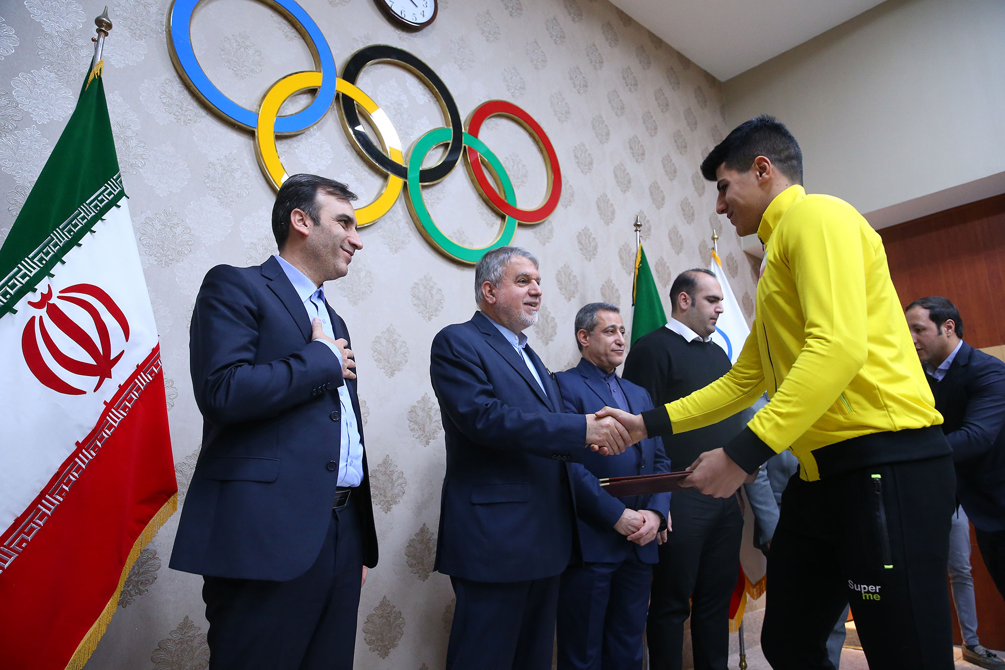 تقدیر کمیته ملی المپیک از اعضای تیم ملی جوانان کبدی  13