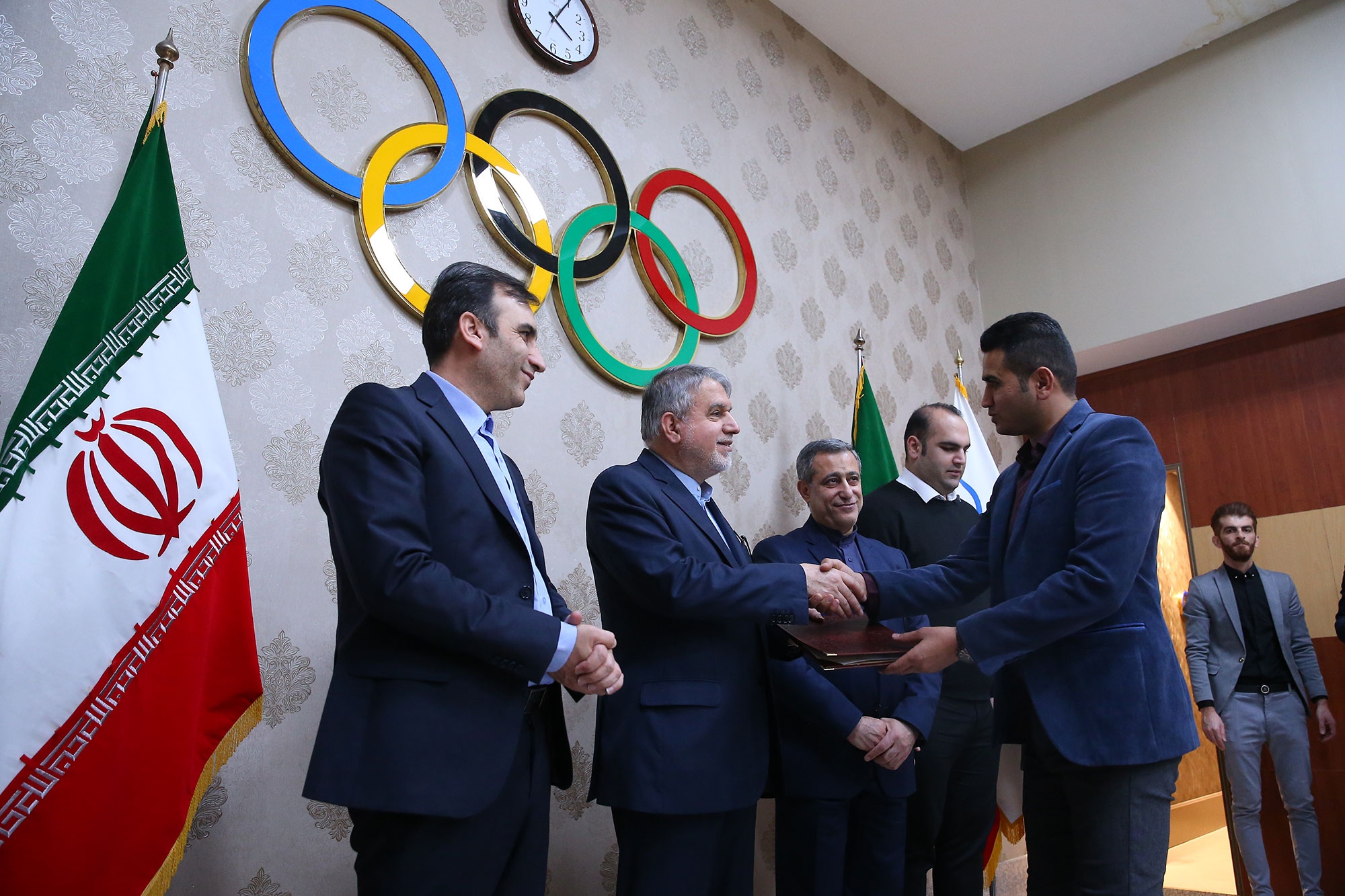 تقدیر کمیته ملی المپیک از اعضای تیم ملی جوانان کبدی  15