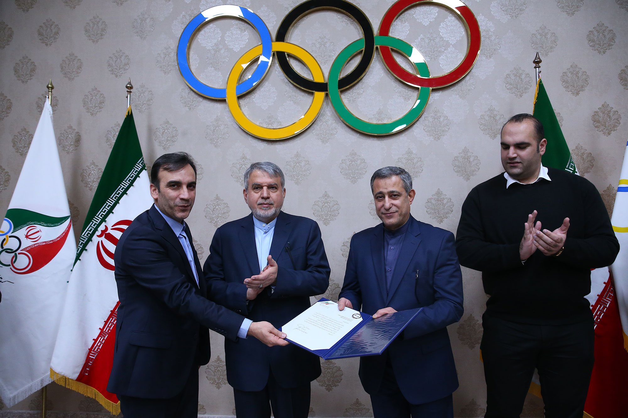 تقدیر کمیته ملی المپیک از اعضای تیم ملی جوانان کبدی  18