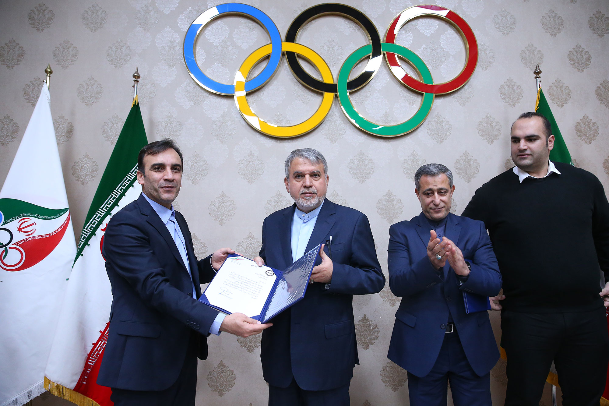 تقدیر کمیته ملی المپیک از اعضای تیم ملی جوانان کبدی  19