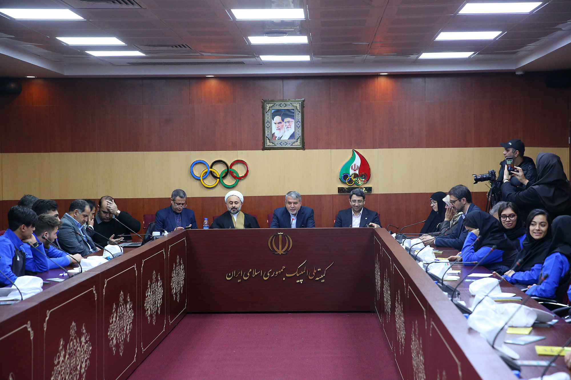 بازدید ریاست سازمان بهزیستی از موزه ملی ورزش، المپیک و پارالمپیک 22