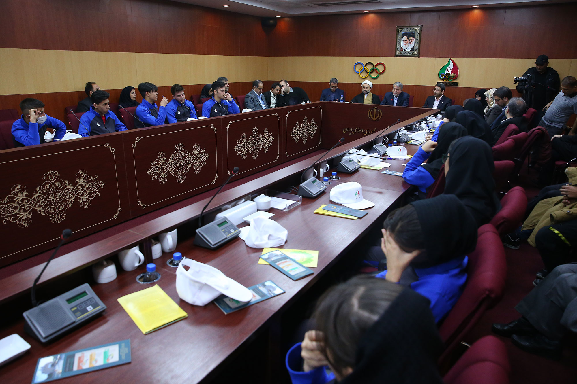 بازدید ریاست سازمان بهزیستی از موزه ملی ورزش، المپیک و پارالمپیک 23