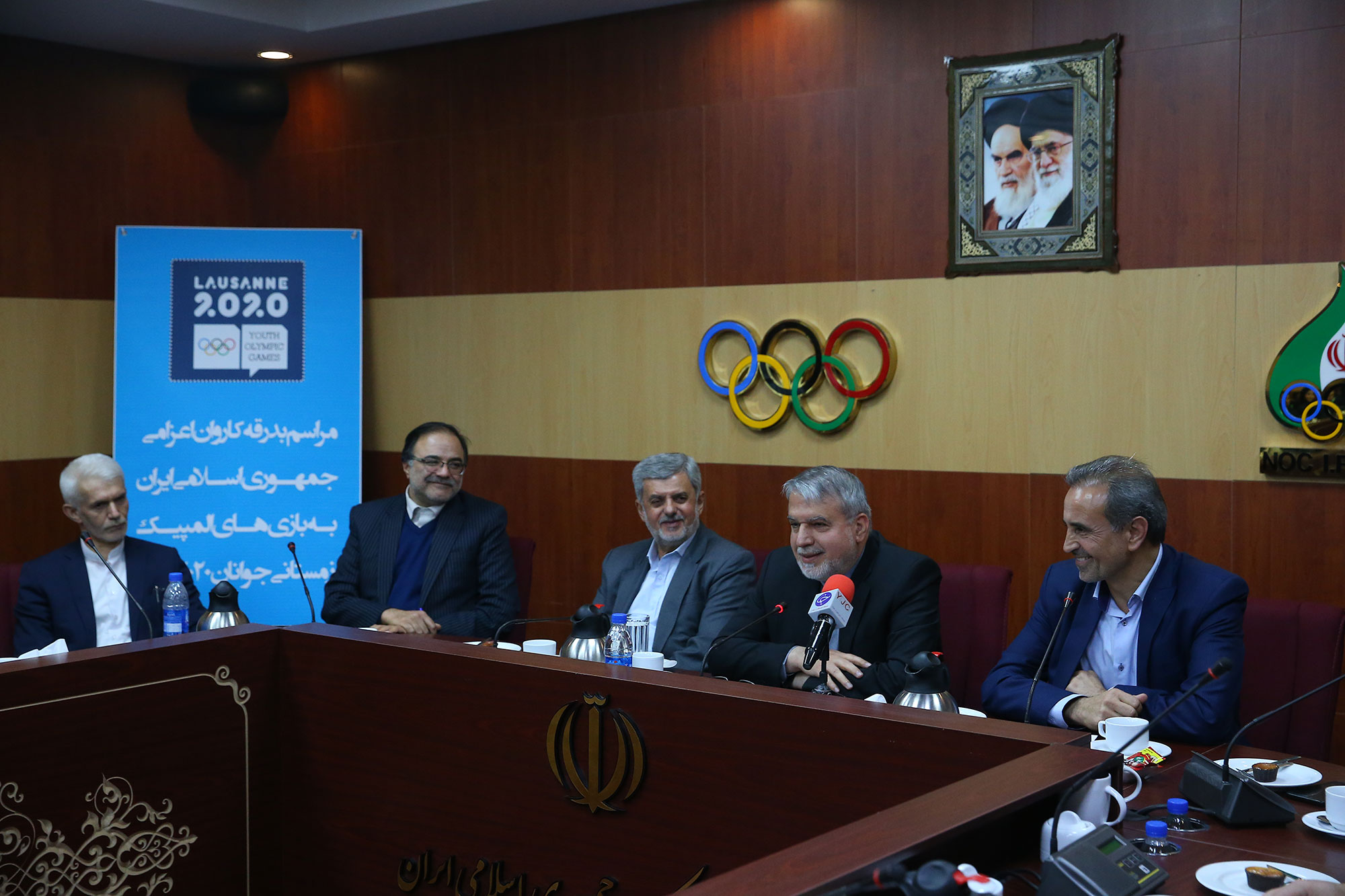 مراسم بدرقه کاروان ورزشی ایران به بازیهای المپیک زمستانی جوانان لوزان 6