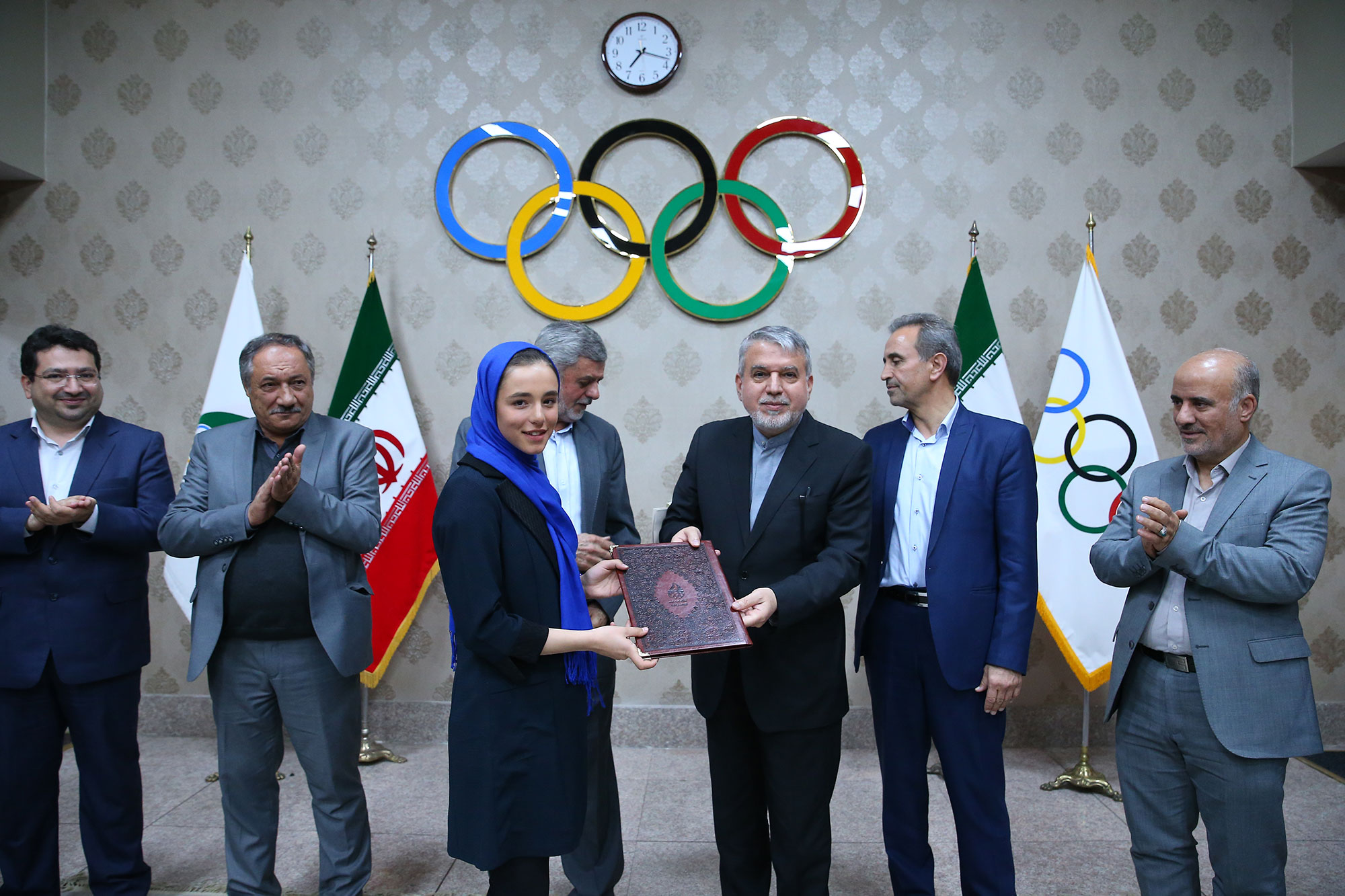 مراسم بدرقه کاروان ورزشی ایران به بازیهای المپیک زمستانی جوانان لوزان 12